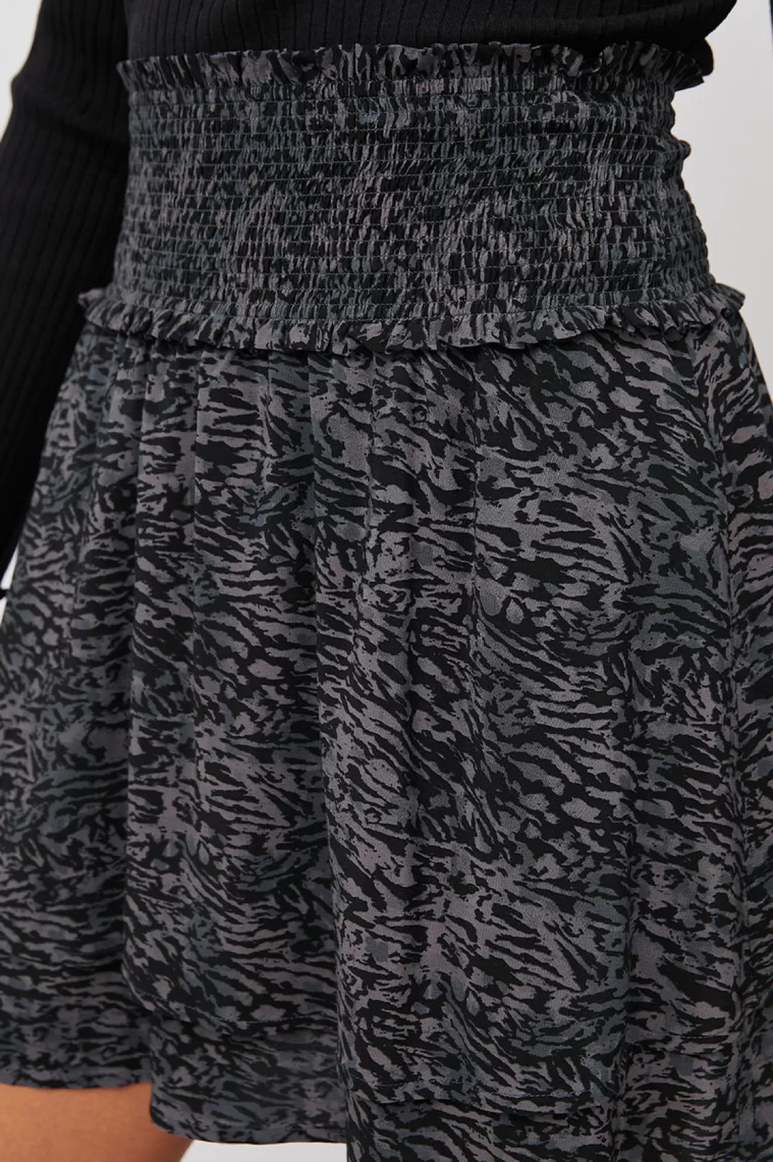 Rails ADDISON SKIRT - CHARCOAL ABSTRACT ANIMAL | Women Skirts