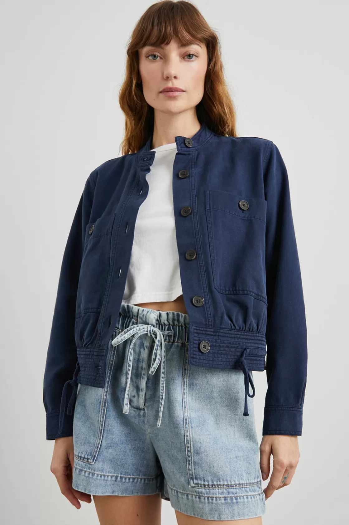 Rails ALMA JACKET - NAVY | Women Matching Sets | The Eco Collection