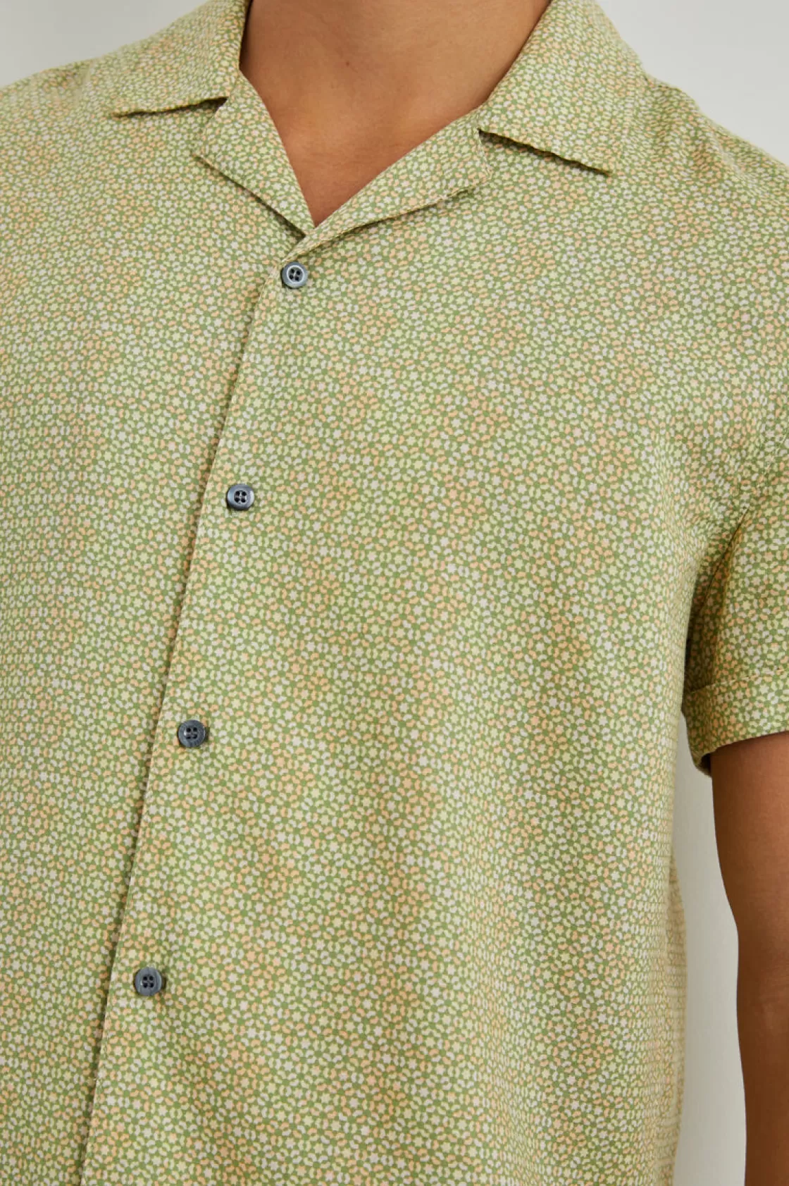 Rails AMALFI SHIRT - PAINTED TILE MATCHA | Summer Collection | The Eco Collection