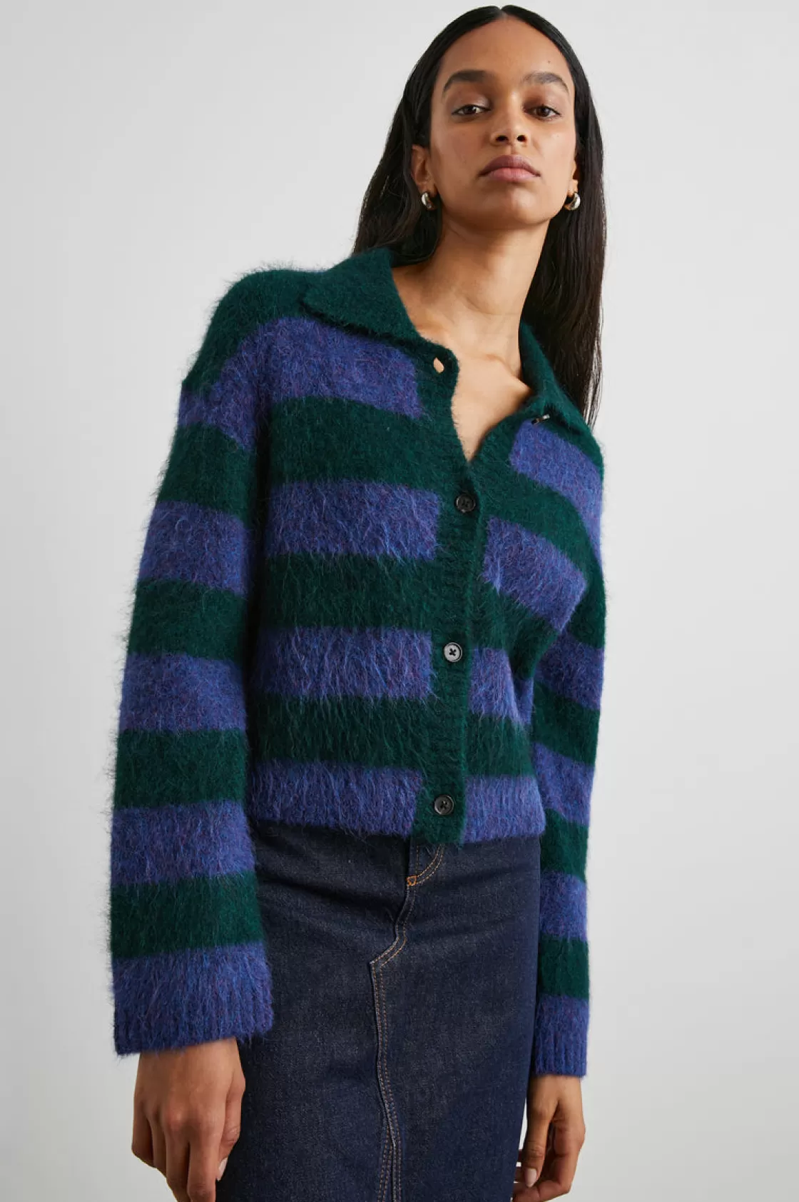 Rails AMBER SWEATER - OXFORD STRIPE | Women Sweaters