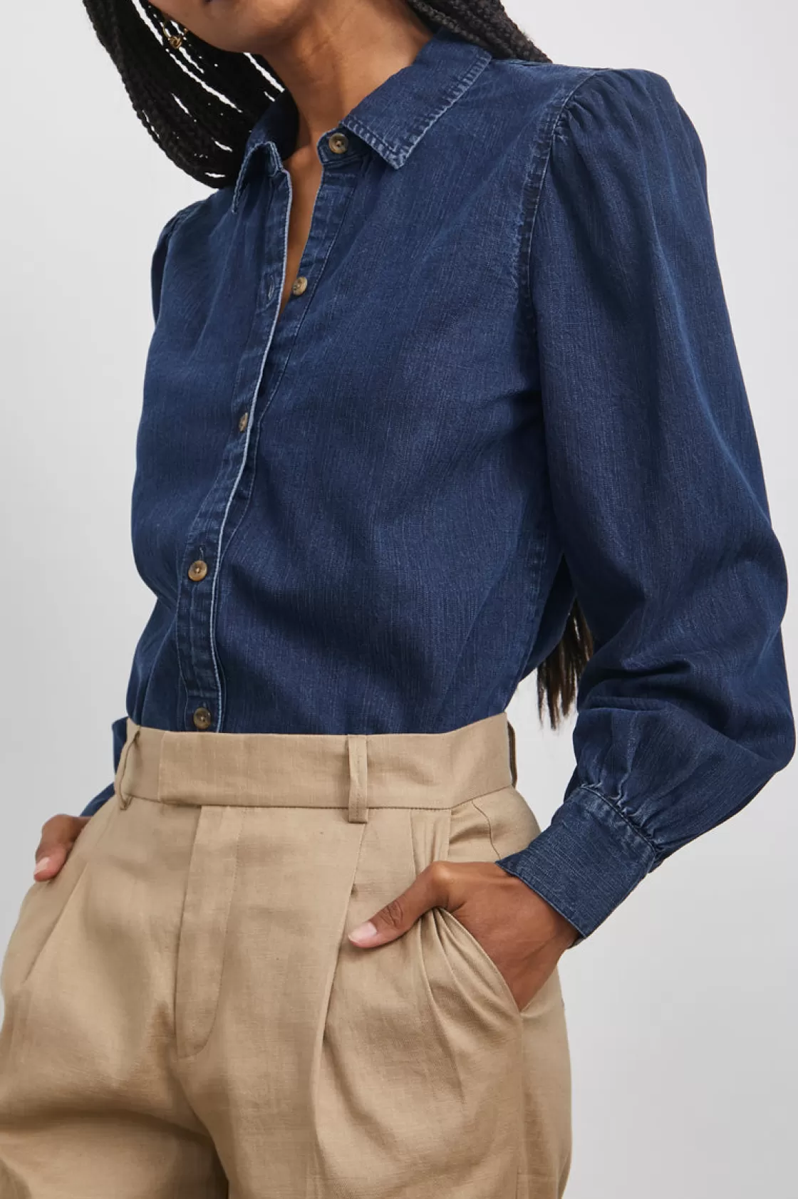 Rails ANGELICA SHIRT - DARK VINTAGE | Women The Eco Collection | The Classics