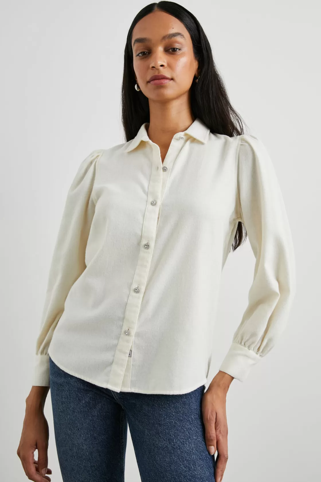 Rails ANGELICA SHIRT - WINTER WHITE | Women Tops