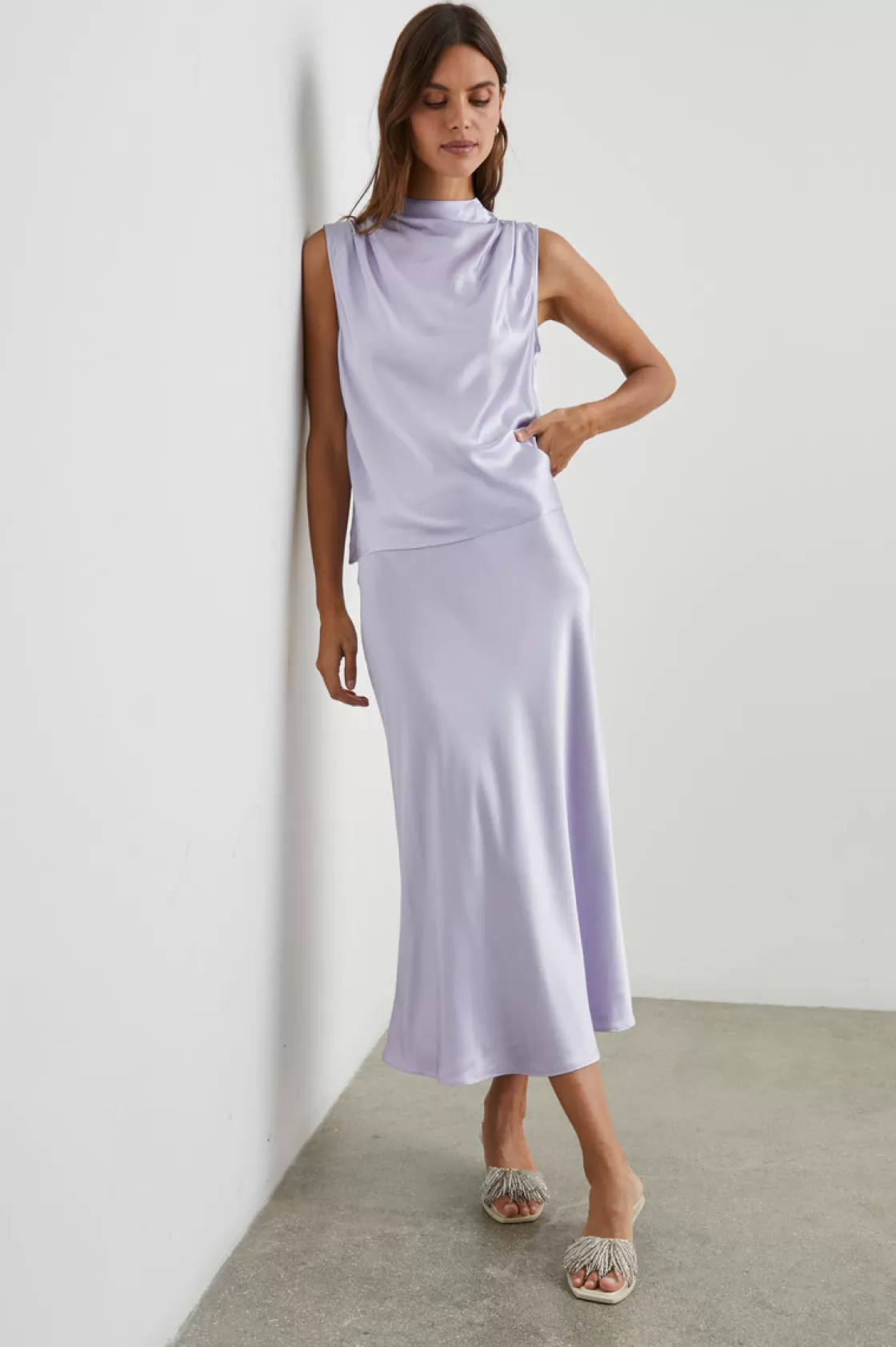 Rails ANYA SKIRT - LILAC ICE | Women The Eco Collection | The Event Edit