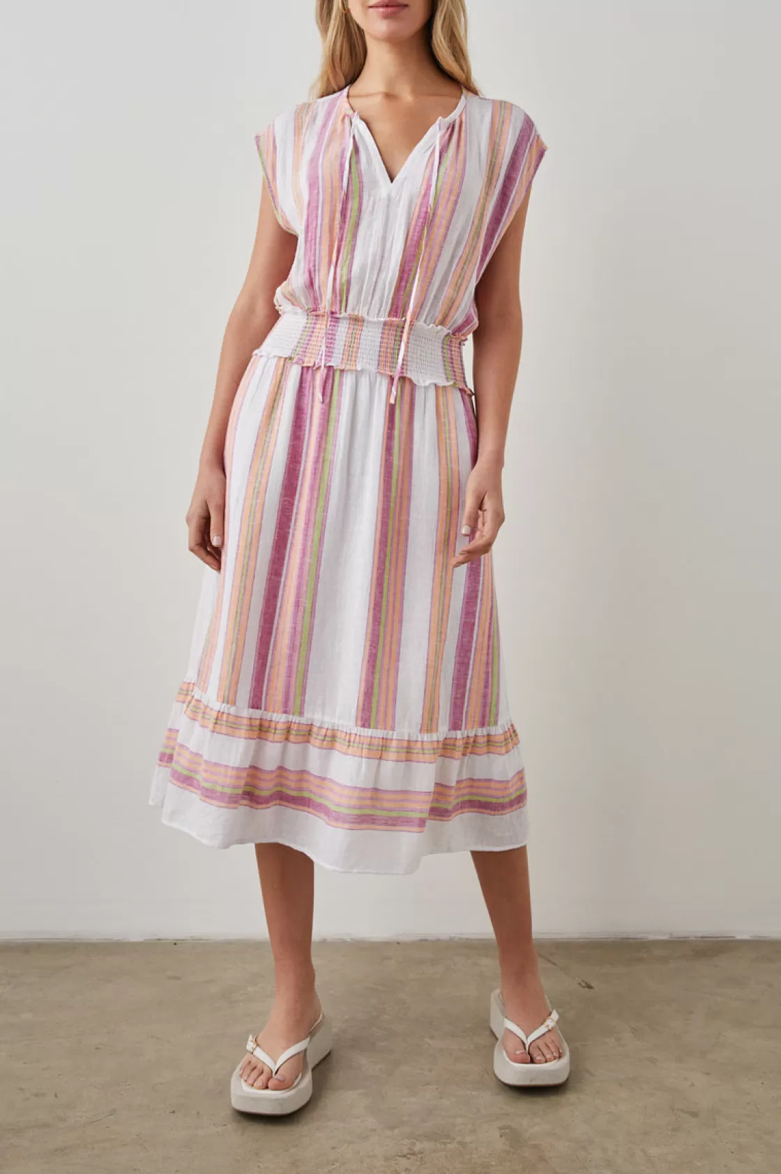 Rails ASHLYN DRESS - HIBISCUS STRIPE | Women The Eco Collection | Dresses & Rompers