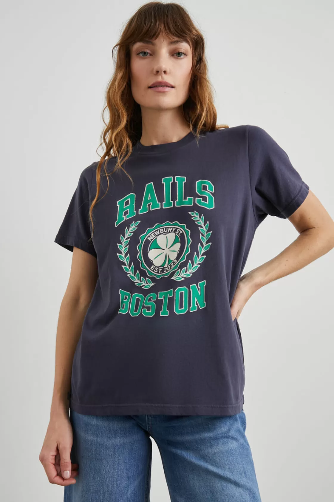 Rails BOYFRIEND T-SHIRT - BOSTON | Women Rails City Tees | Tops