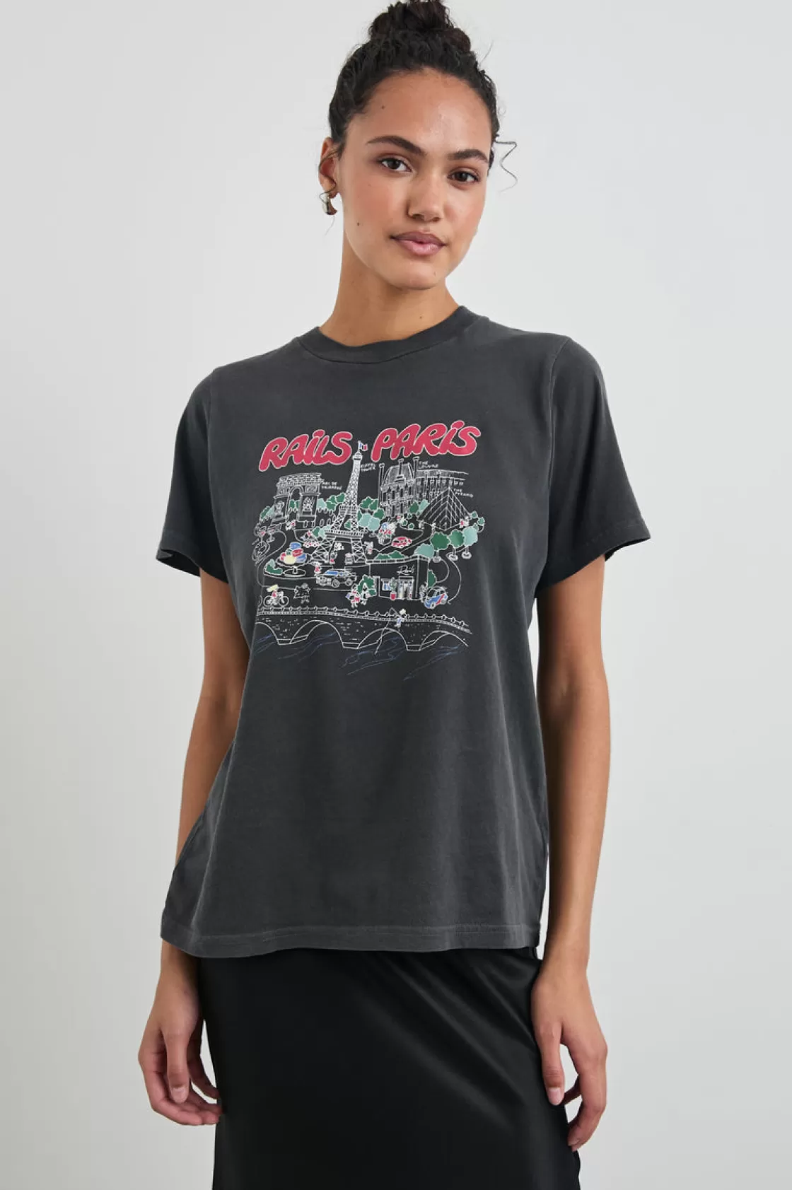 Rails BOYFRIEND T-SHIRT - PARIS | Women Rails City Tees | Tops