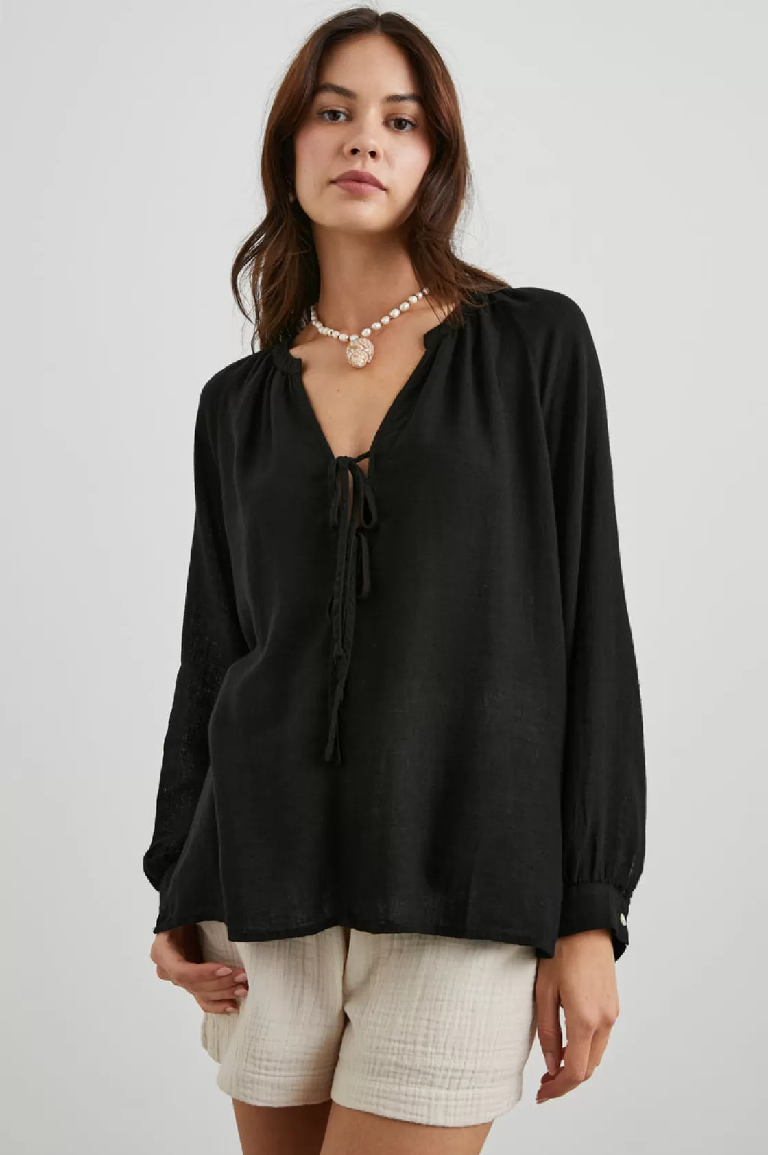 Rails BRIELLE TOP - BLACK | Women The Eco Collection | The Travel Edit