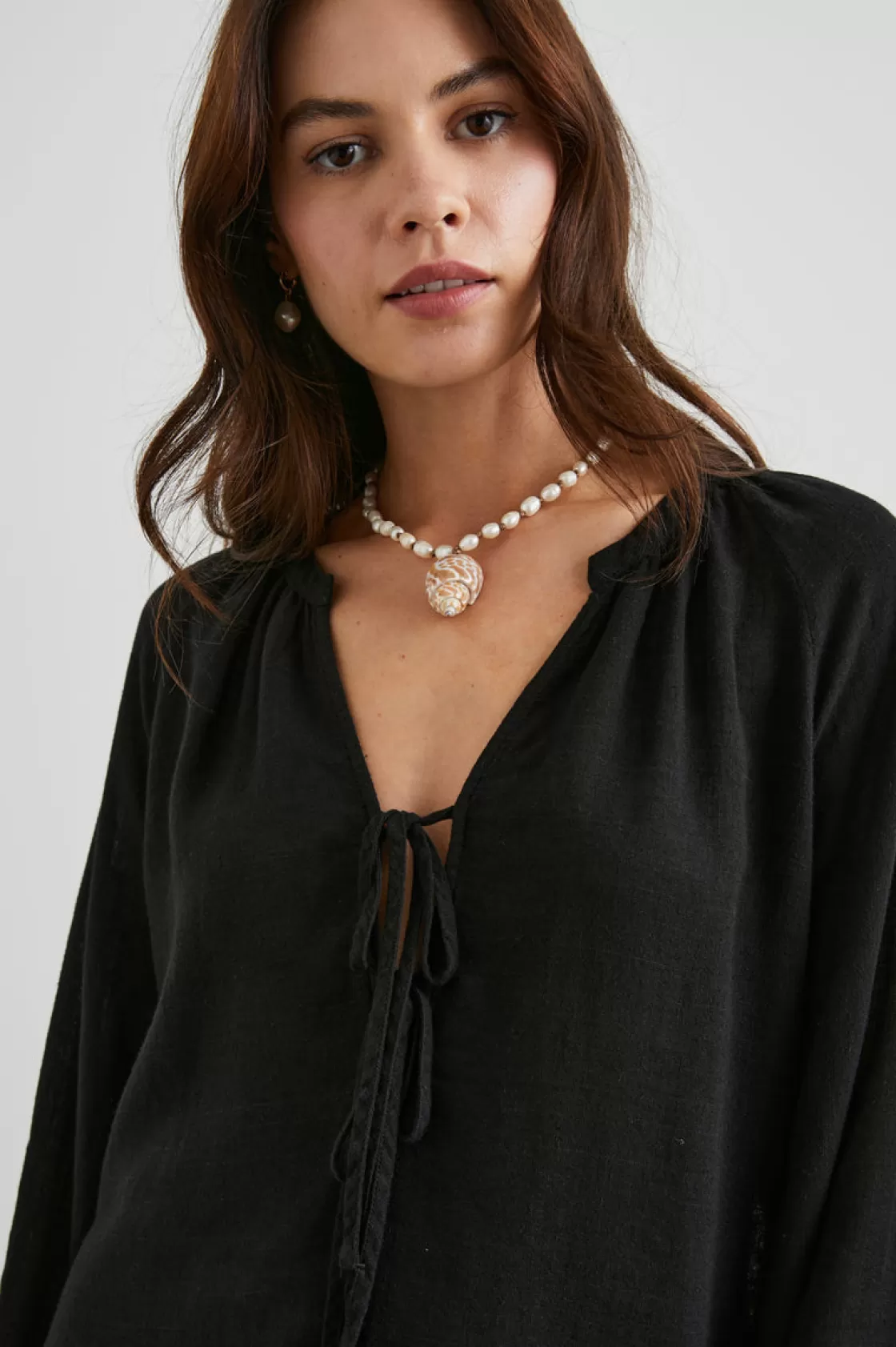 Rails BRIELLE TOP - BLACK | Women The Eco Collection | The Travel Edit