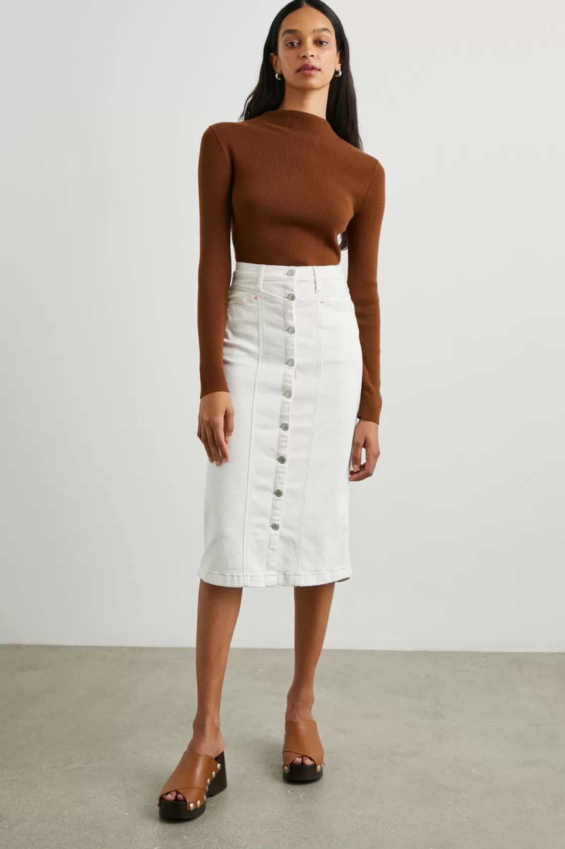 Rails BROADWAY SKIRT - VINTAGE ECRU | Women Denim | Skirts