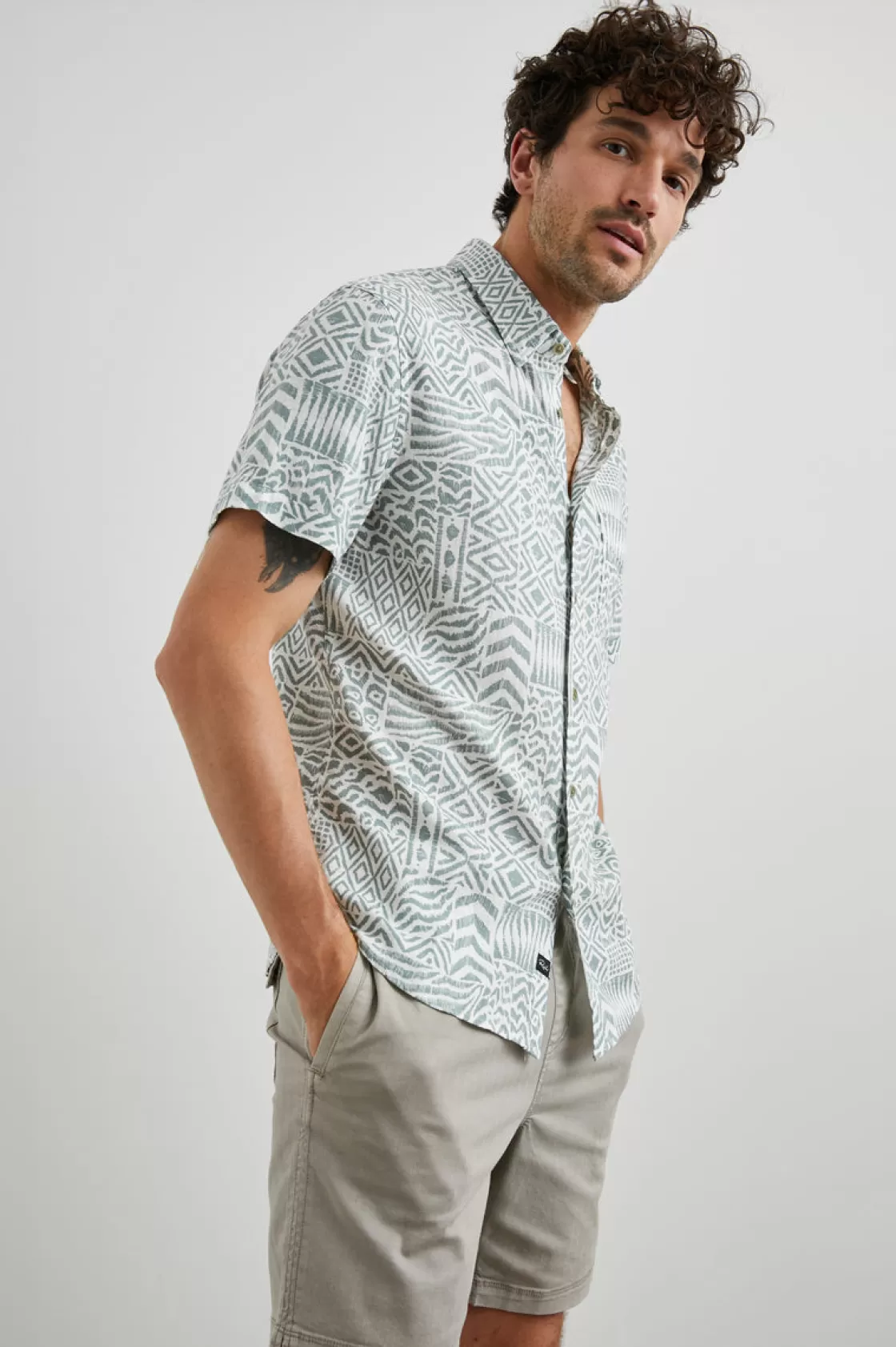 Rails CARSON SHIRT - BAMBU BLOCK KALAMATA | The Eco Collection | Shirts