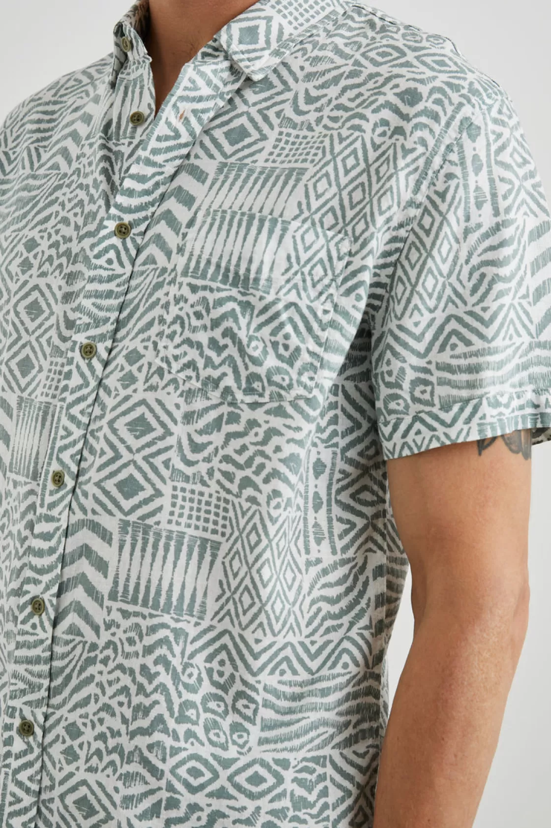 Rails CARSON SHIRT - BAMBU BLOCK KALAMATA | The Eco Collection | Shirts