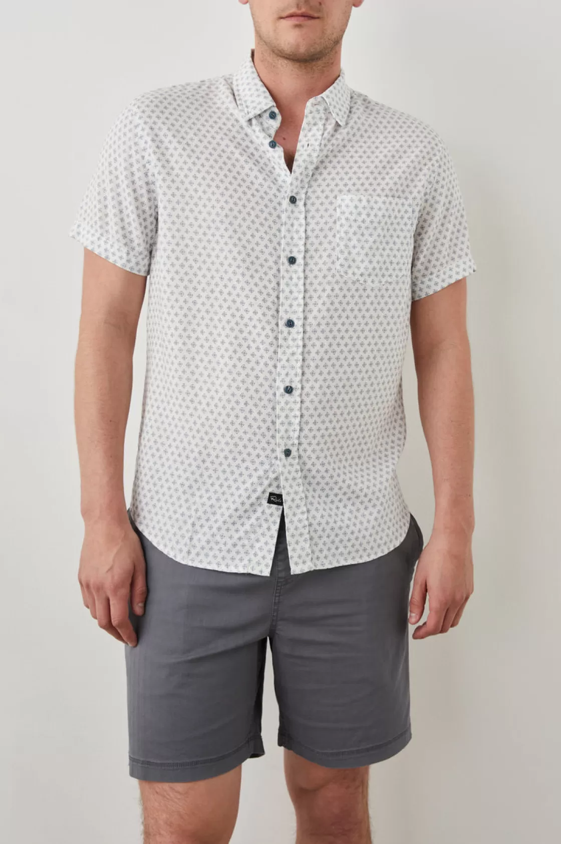 Rails CARSON SHIRT - DIAMOND GEO CREAM | The Eco Collection | Shirts