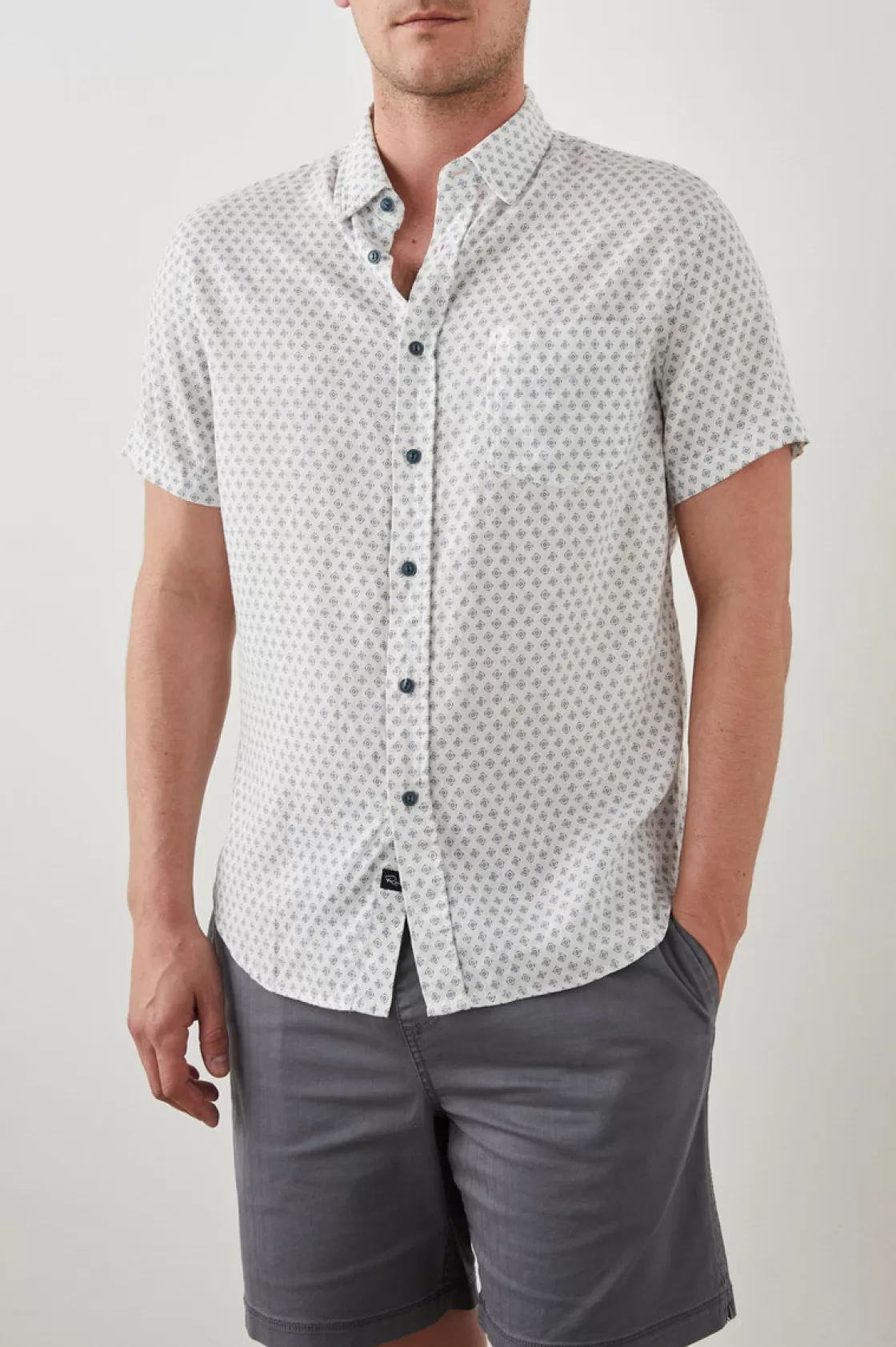 Rails CARSON SHIRT - DIAMOND GEO CREAM | The Eco Collection | Shirts