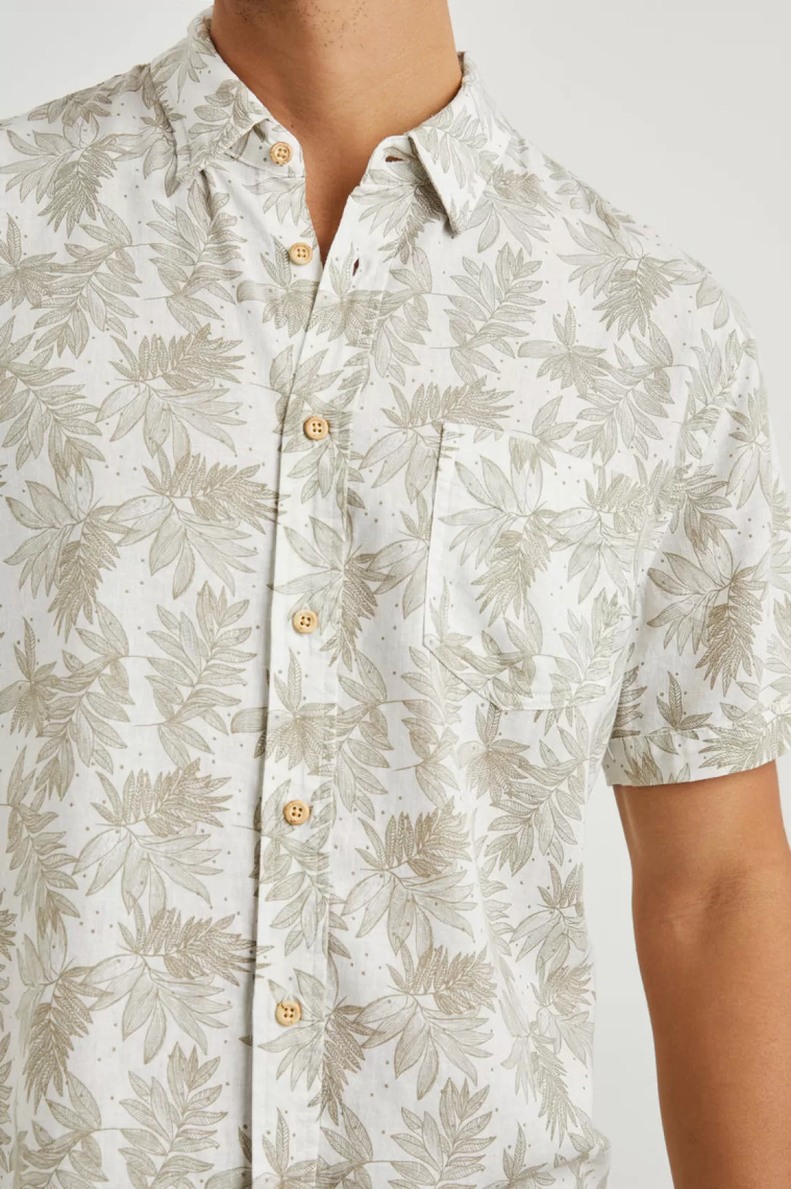 Rails CARSON SHIRT - DOTTED FRONDS SENECA | Summer Collection | The Eco Collection