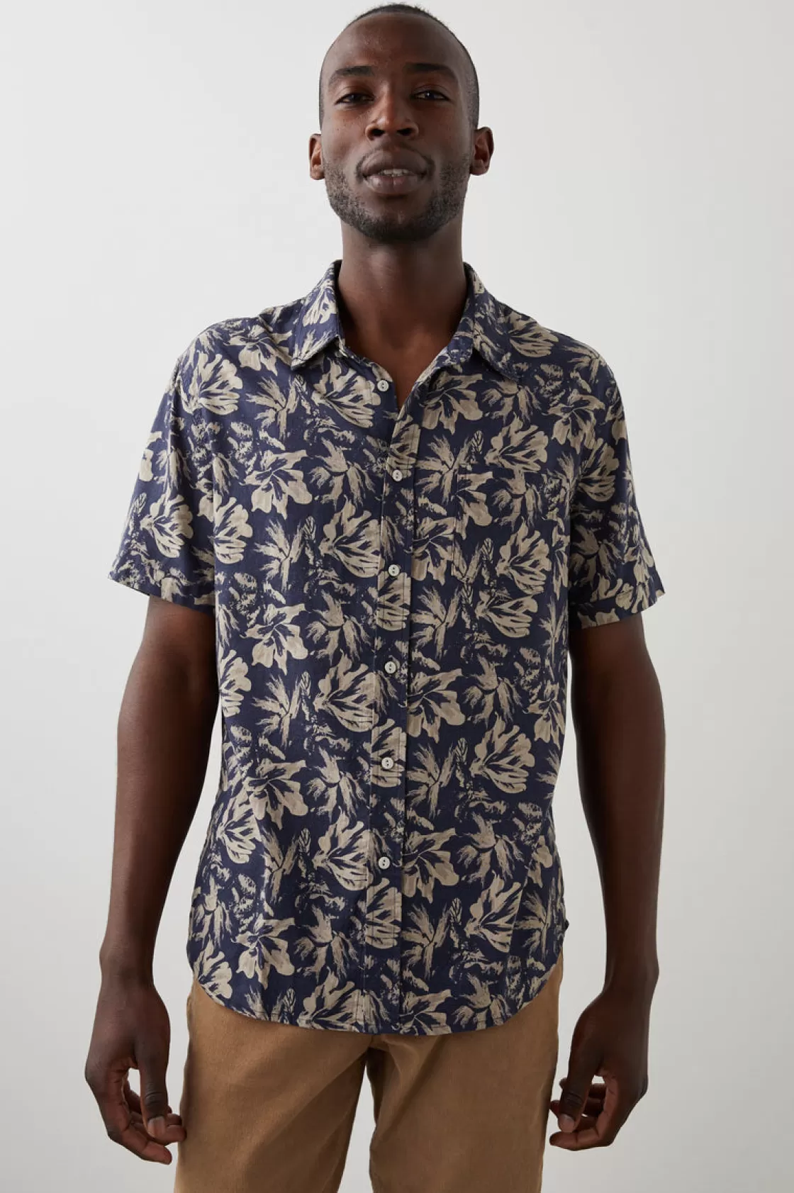 Rails CARSON SHIRT - FLORAL EXPRESSION NAVY BROWN | The Eco Collection | Shirts