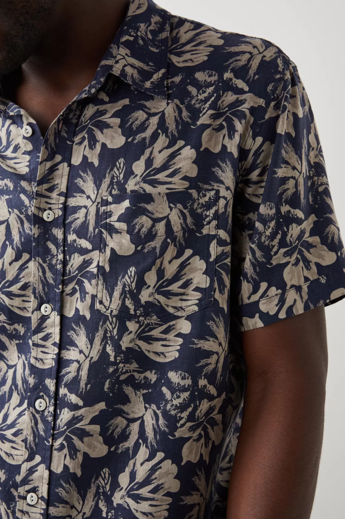 Rails CARSON SHIRT - FLORAL EXPRESSION NAVY BROWN | The Eco Collection | Shirts