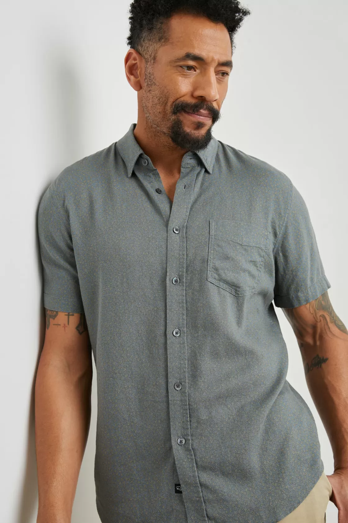 Rails CARSON SHIRT - IVY CALICO CERULEAN | Best Sellers | The Eco Collection