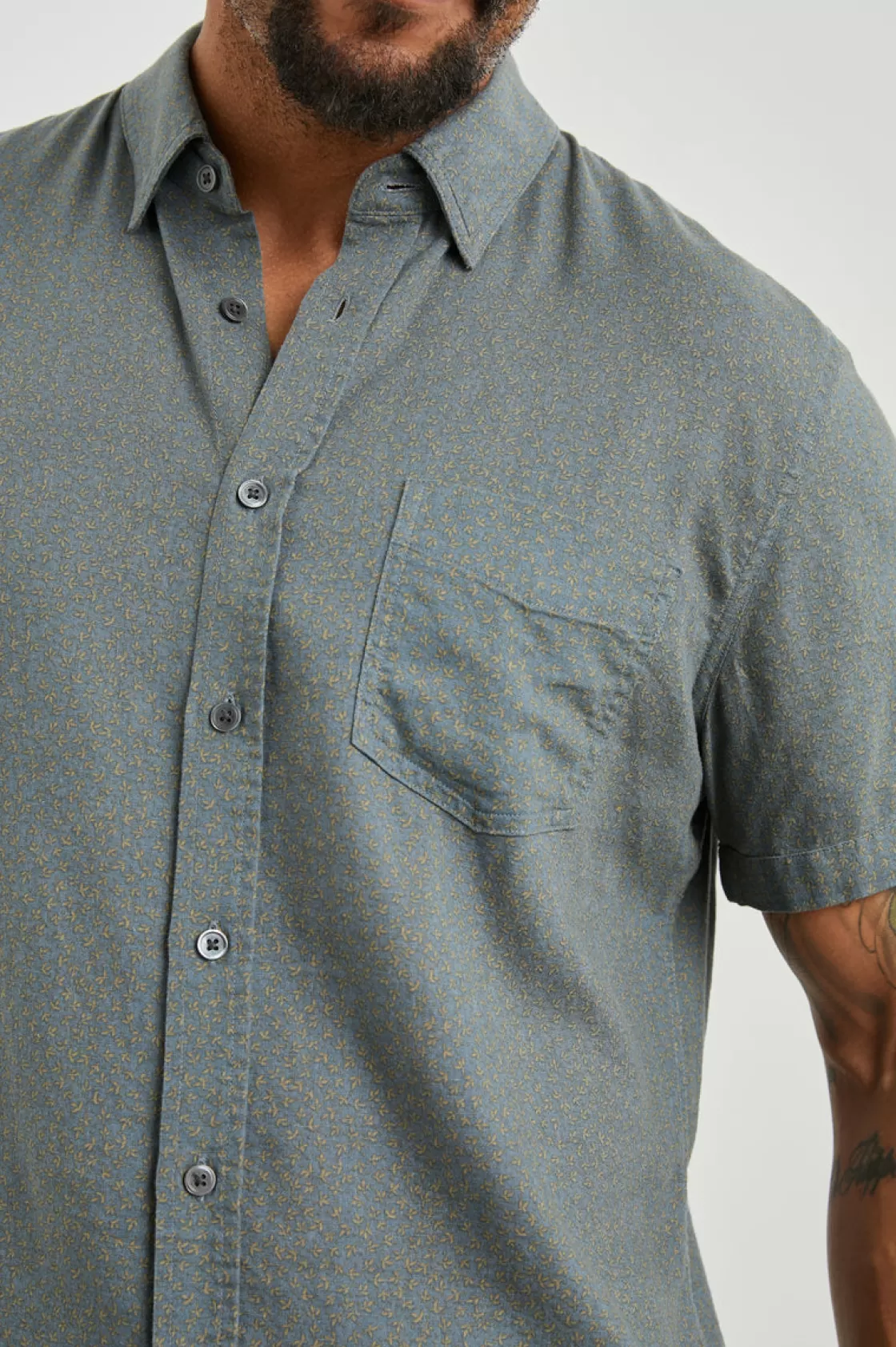 Rails CARSON SHIRT - IVY CALICO CERULEAN | Best Sellers | The Eco Collection