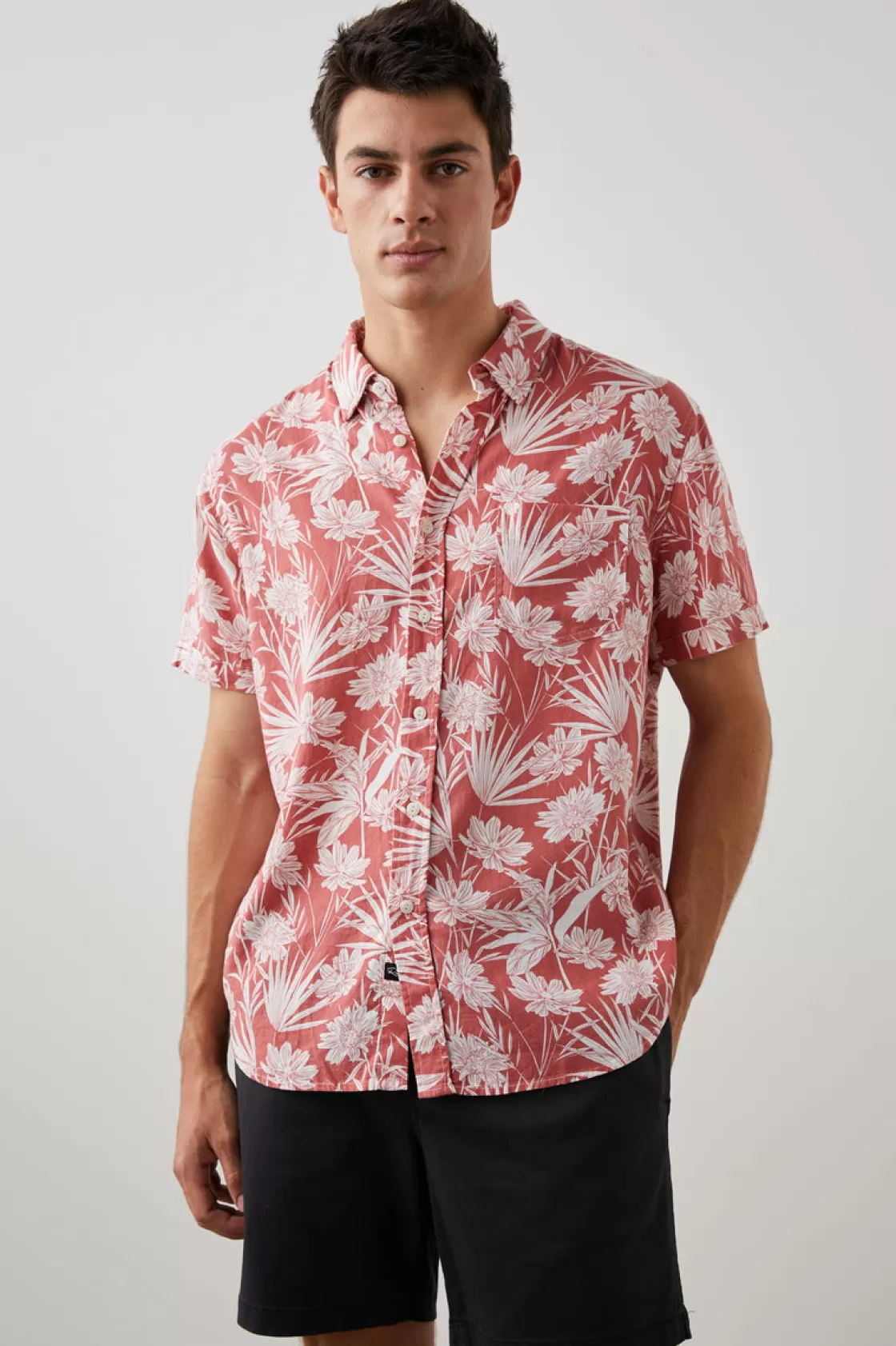 Rails CARSON SHIRT - JUNGLE FOLIAGE RED | The Eco Collection | Shirts