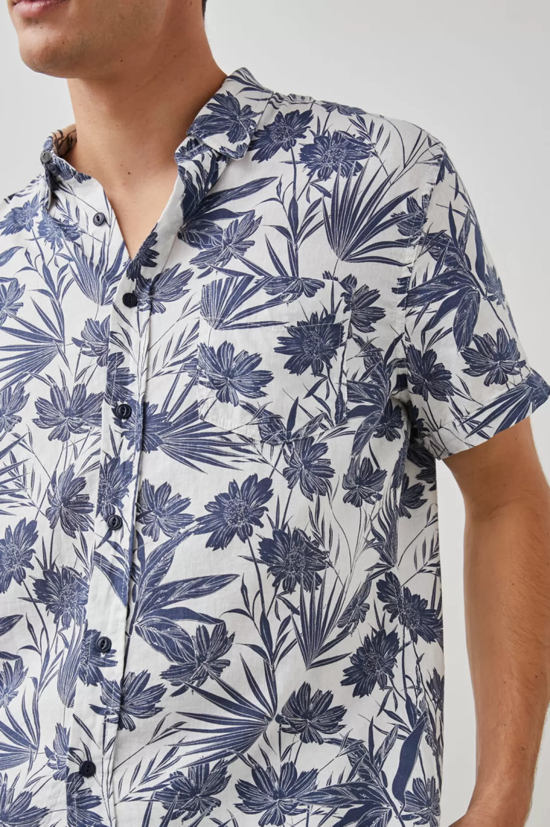 Rails CARSON SHIRT - JUNGLE FOLIAGE ROYAL | The Eco Collection | Shirts