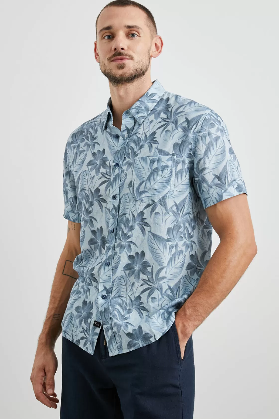 Rails CARSON SHIRT - JUNGLE GARDEN REFLECTION | Summer Collection | The Eco Collection