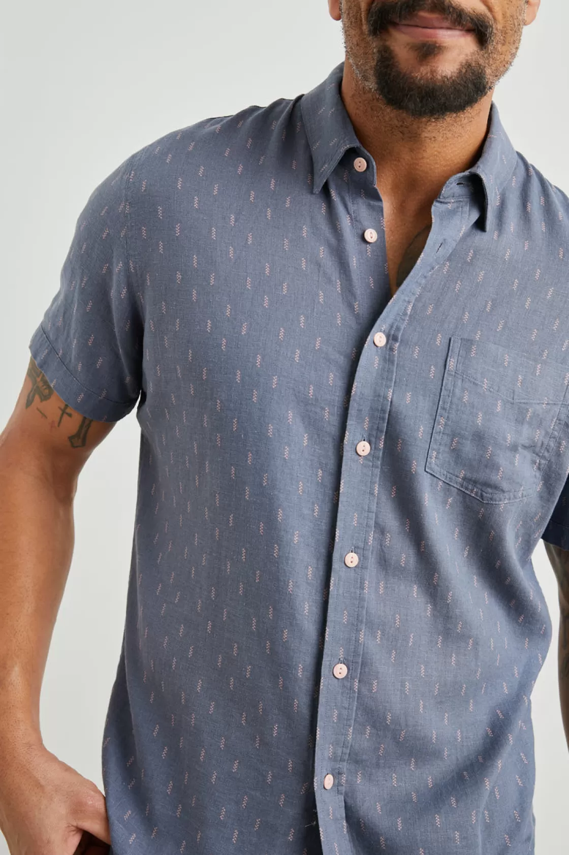 Rails CARSON SHIRT - LOUIS LEAF SLATE | The Eco Collection | Shirts