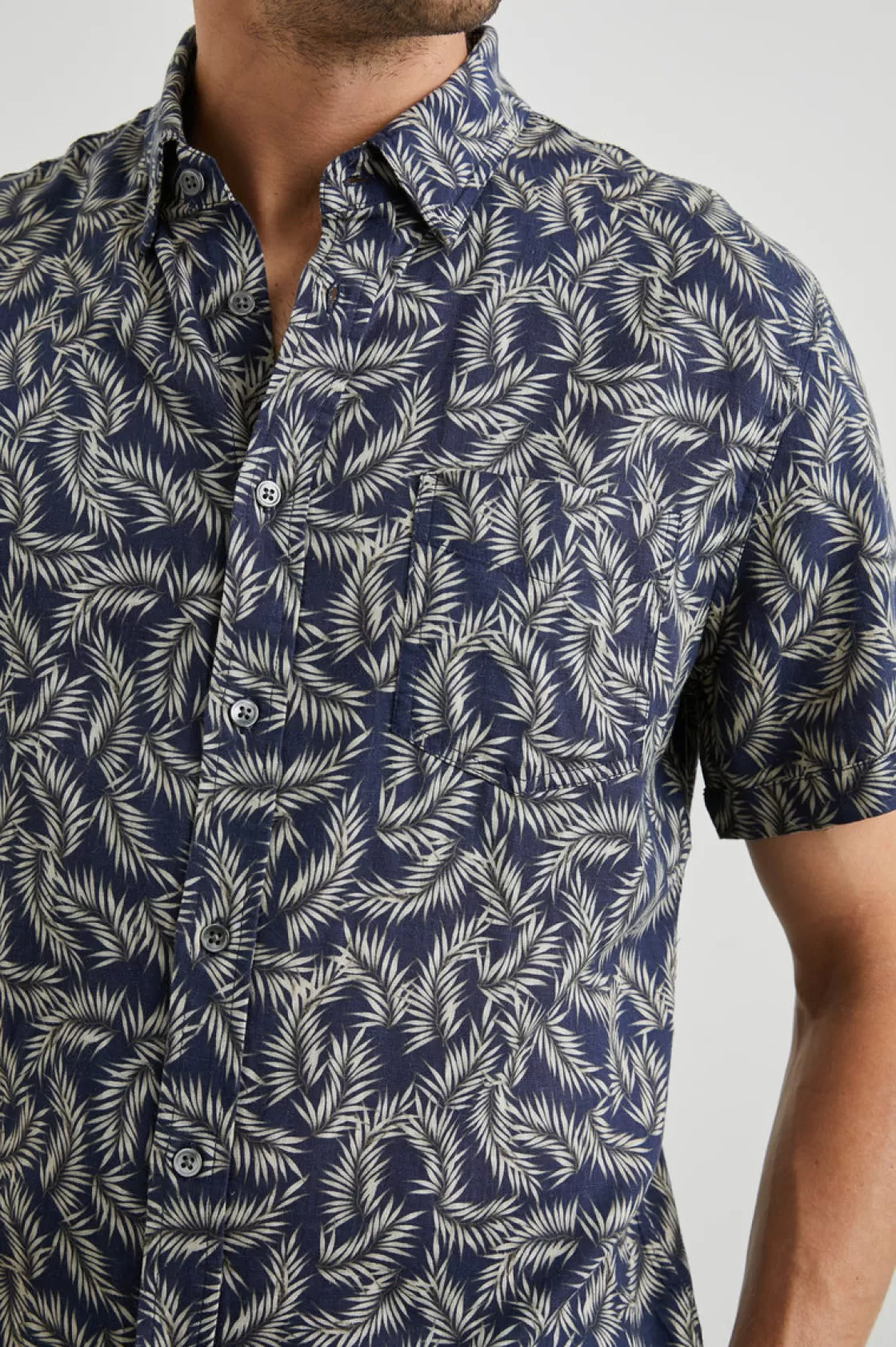 Rails CARSON SHIRT - PALM AMERICANO NAVY | The Eco Collection | Shirts