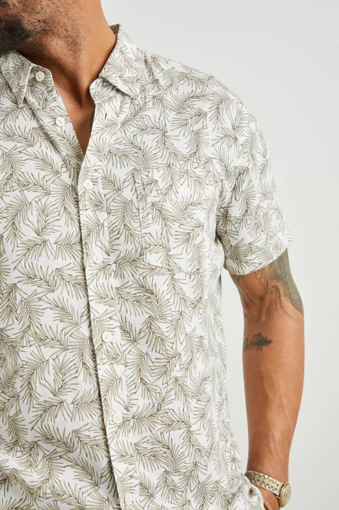 Rails CARSON SHIRT - PALM AMERICANO WHITE | Shirts | Best Sellers