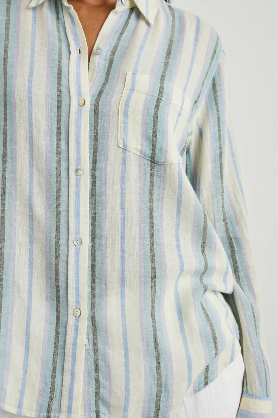 Rails CHARLI SHIRT - CATANIA STRIPE | Women The Eco Collection | The Travel Edit