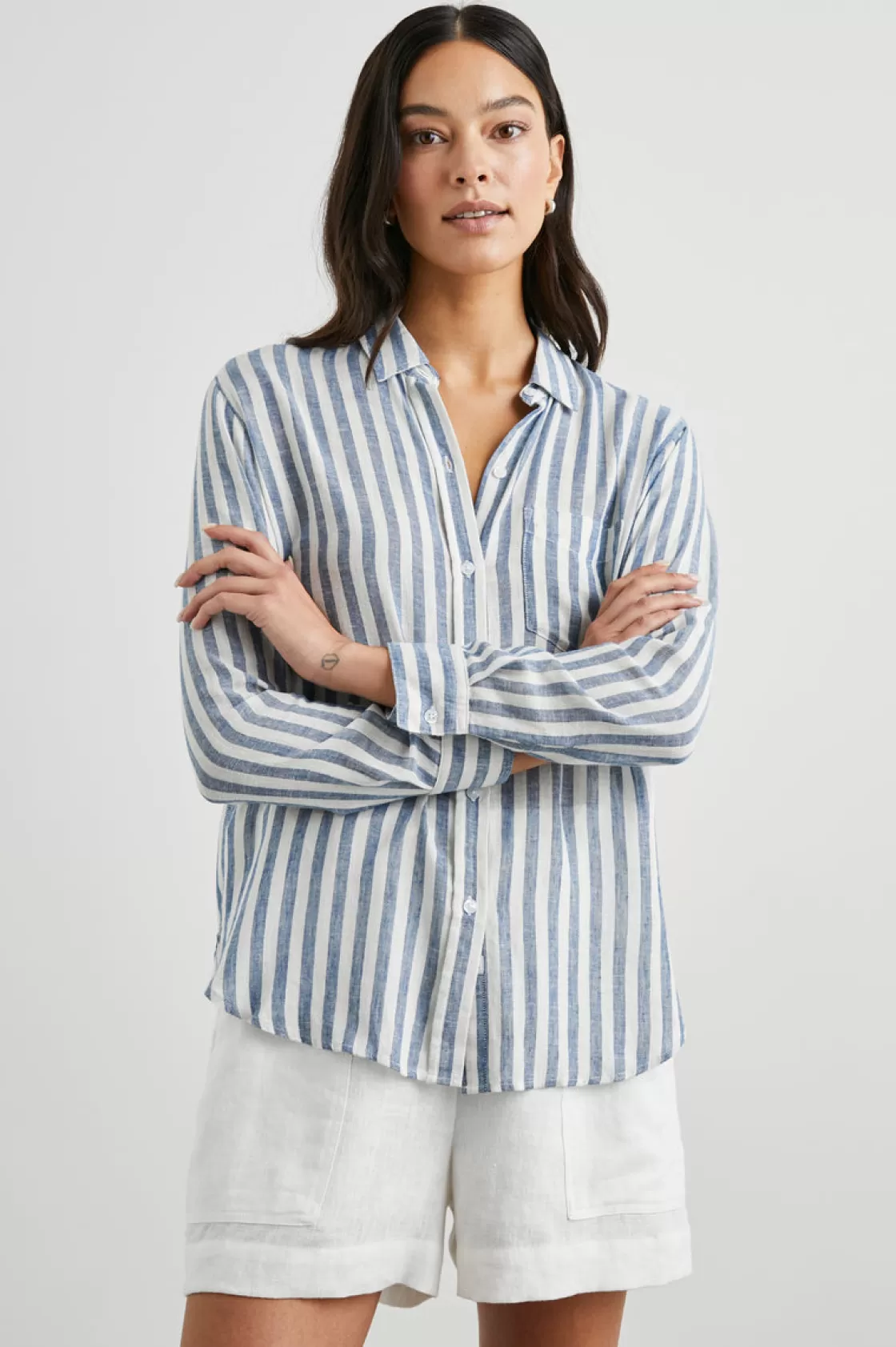 Rails CHARLI SHIRT - ECHO STRIPE | Women Summer Collection | Tops