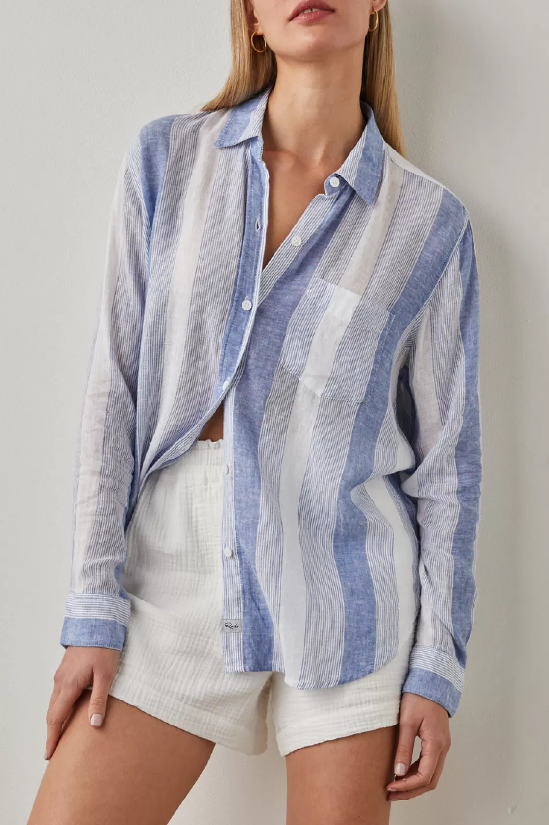 Rails CHARLI SHIRT - NEVIS STRIPE | Women The Eco Collection | Tops