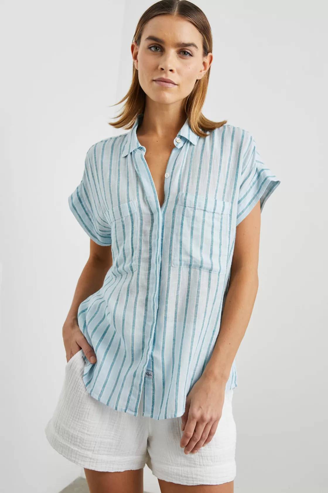 Rails CITO SHIRT - CAMBRIA STRIPE | Women Summer Collection | The Eco Collection