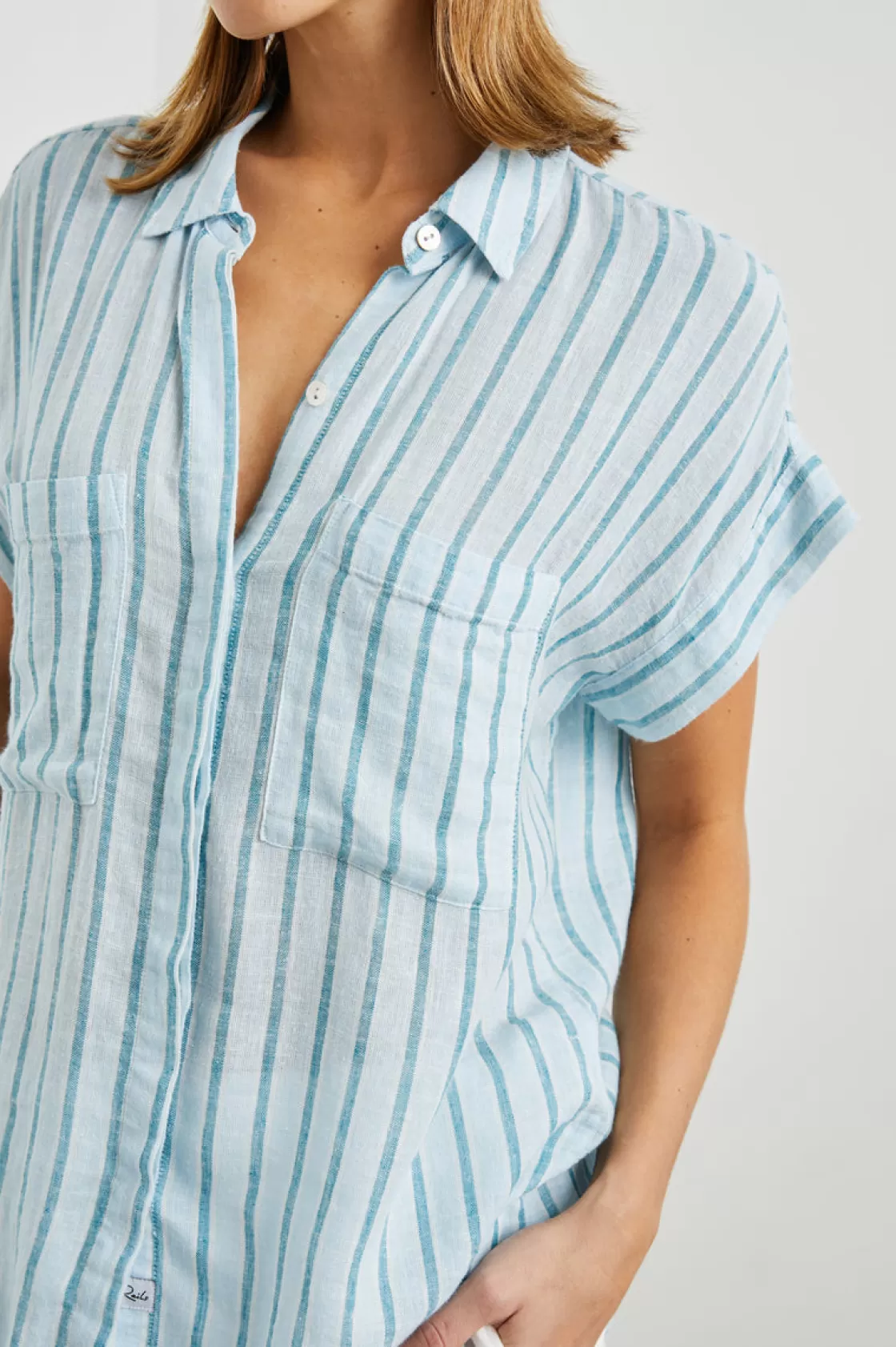 Rails CITO SHIRT - CAMBRIA STRIPE | Women Summer Collection | The Eco Collection