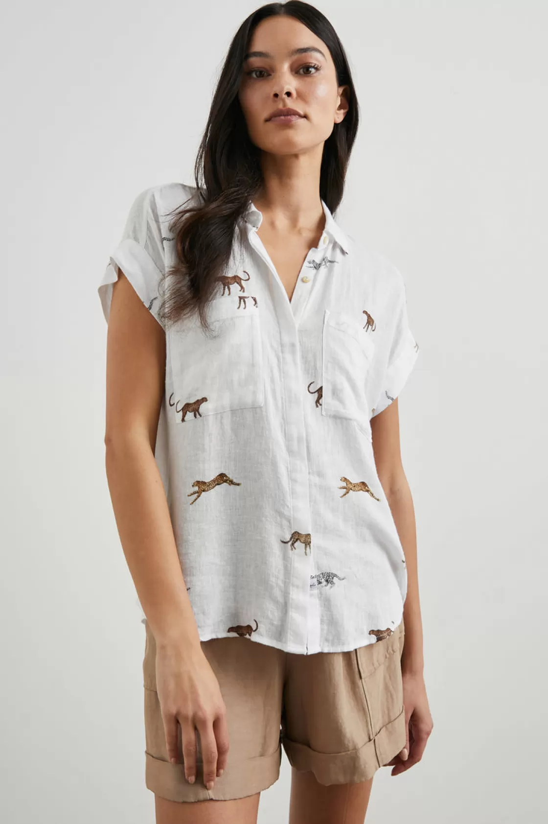 Rails CITO SHIRT - SAFARI CHEETAH | Women Summer Collection | The Eco Collection