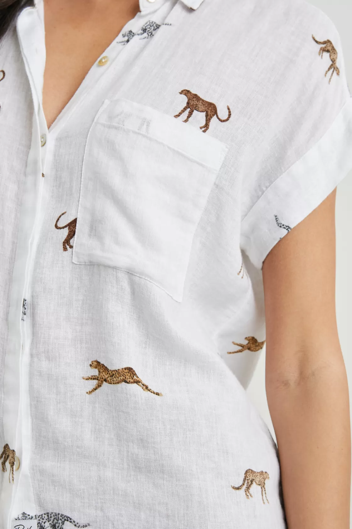 Rails CITO SHIRT - SAFARI CHEETAH | Women Summer Collection | The Eco Collection