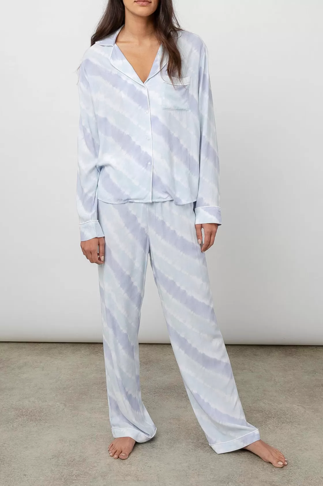 Rails CLARA PAJAMA SET - CLOUD MIST TIE DYE | Women Sleepwear