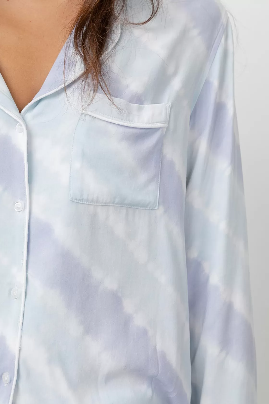 Rails CLARA PAJAMA SET - CLOUD MIST TIE DYE | Women Sleepwear