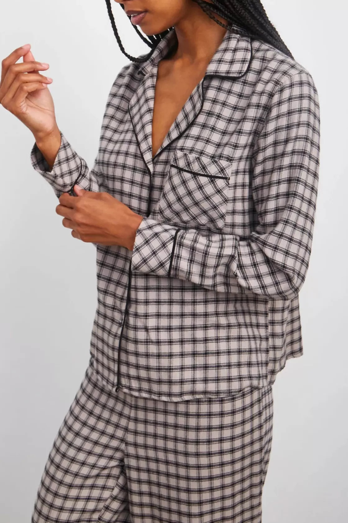 Rails CLARA PAJAMA SET - MALT ONYX | Women Sleepwear