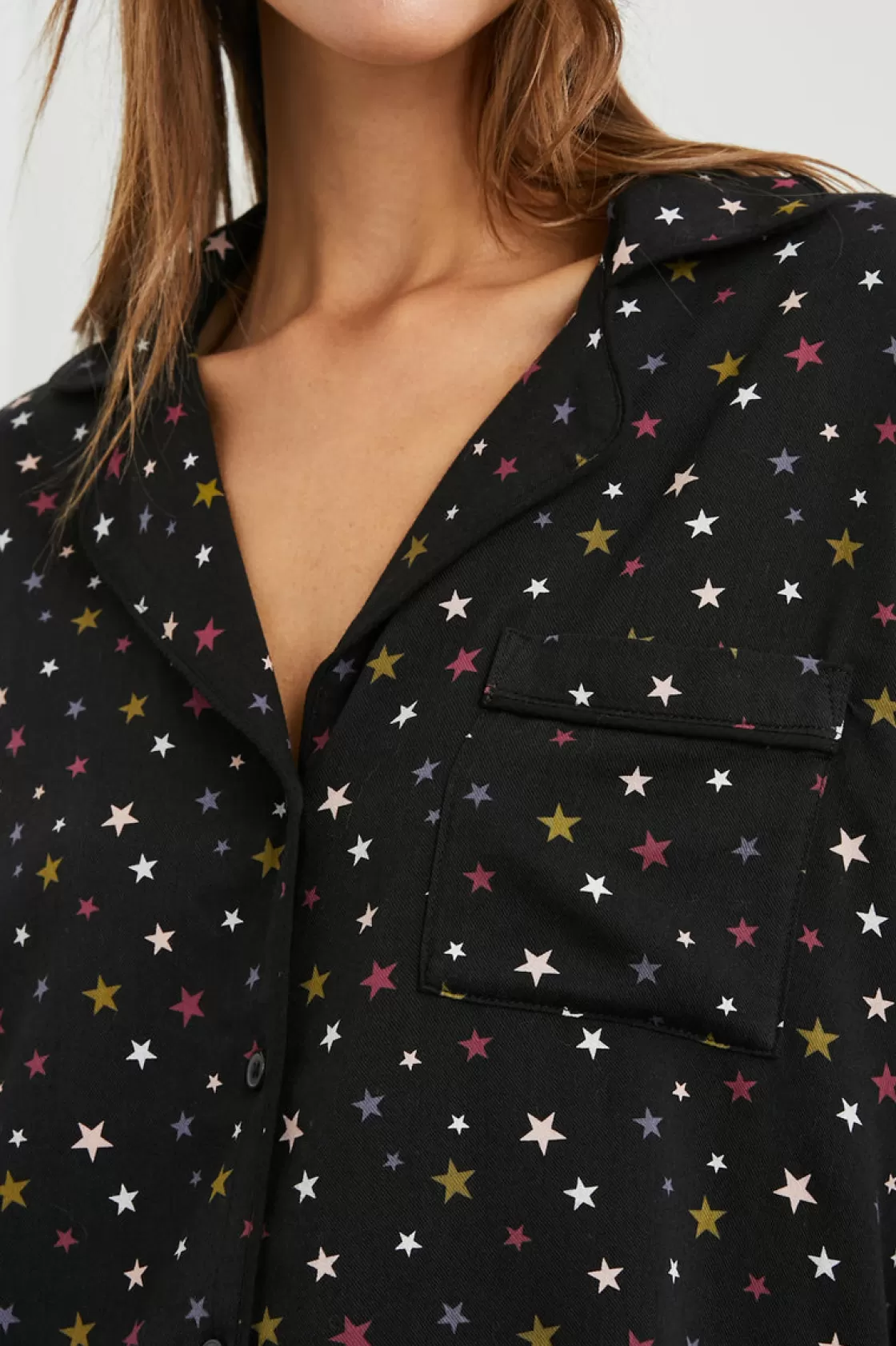 Rails CLARA PAJAMA SET - MIXED RAINBOW STARS | Women Sleepwear