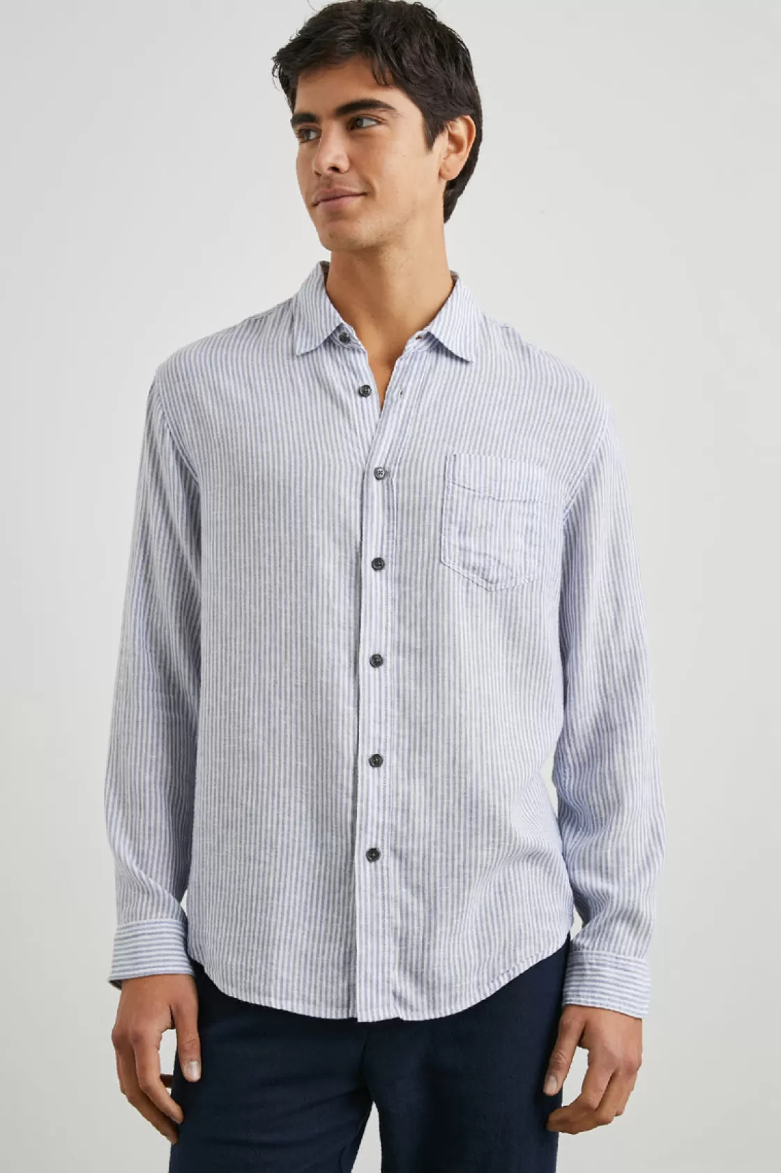 Rails CONNOR SHIRT - DENIM WHITE RAILROAD | Summer Collection | Best Sellers