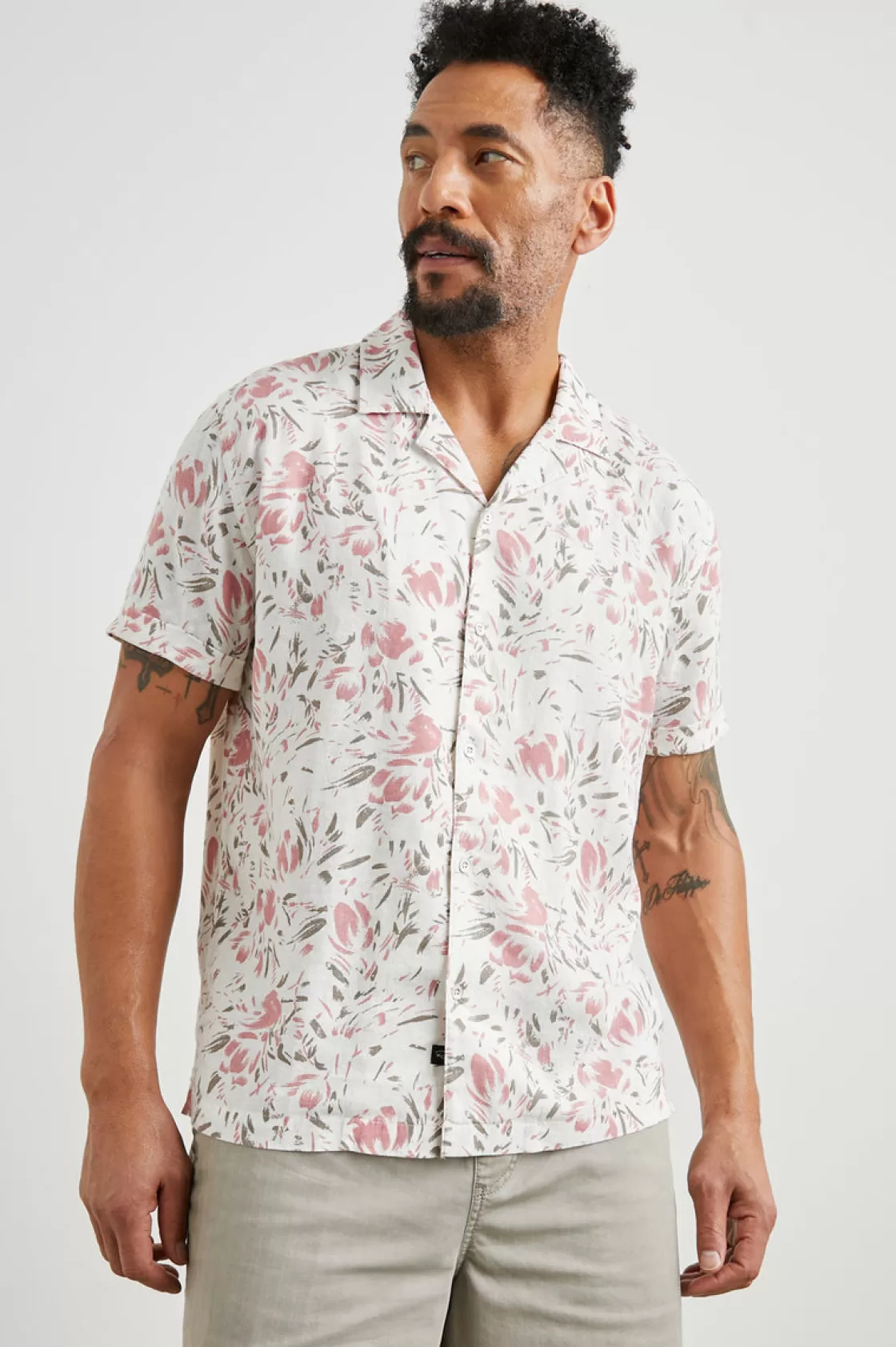 Rails DRESDEN SHIRT - BRUSH FLORAL WHITE | Best Sellers | The Eco Collection