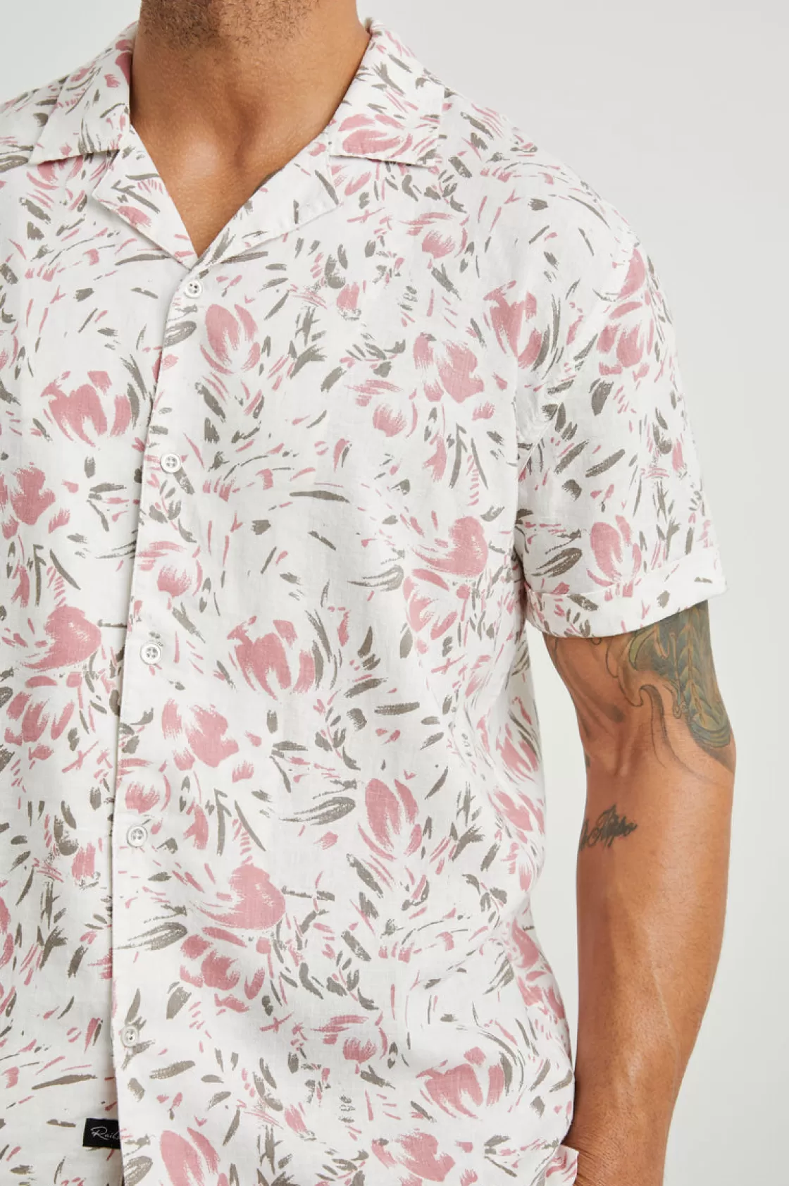 Rails DRESDEN SHIRT - BRUSH FLORAL WHITE | Best Sellers | The Eco Collection