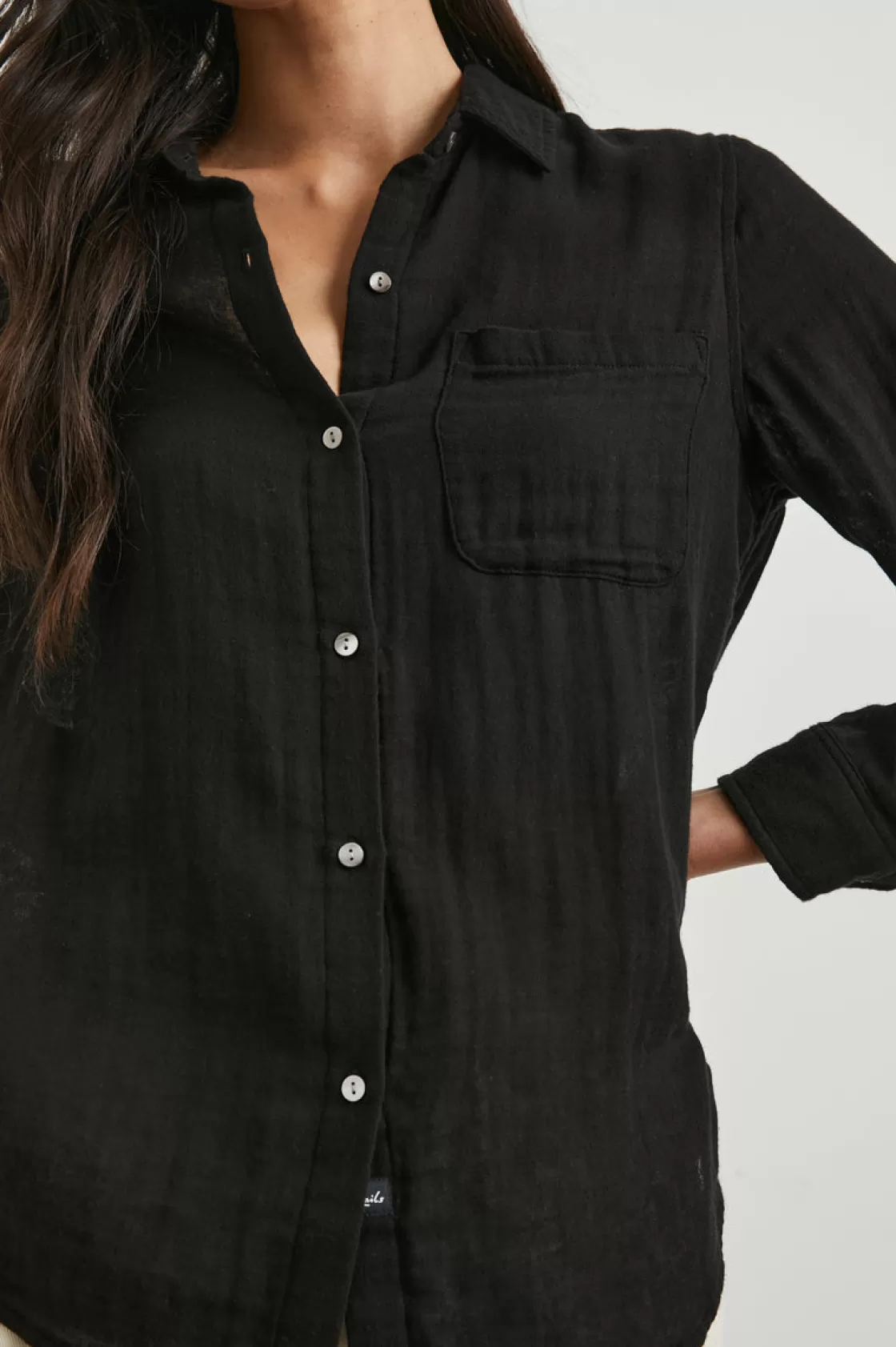 Rails ELLIS SHIRT - BLACK | Women Summer Collection | The Ellis Edit