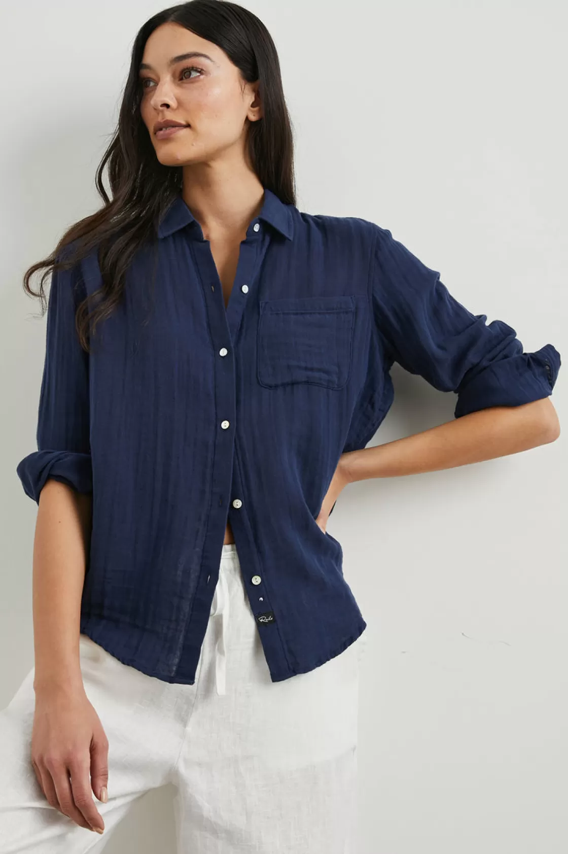 Rails ELLIS SHIRT - INDIGO | Women The Eco Collection | The Ellis Edit