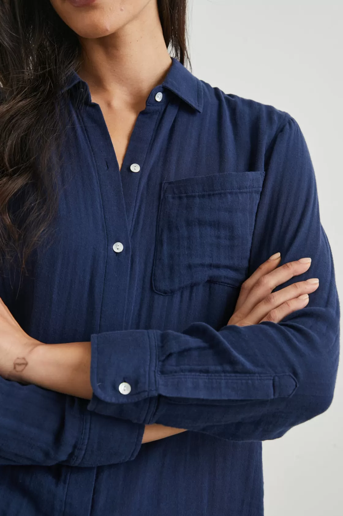 Rails ELLIS SHIRT - INDIGO | Women The Eco Collection | The Ellis Edit