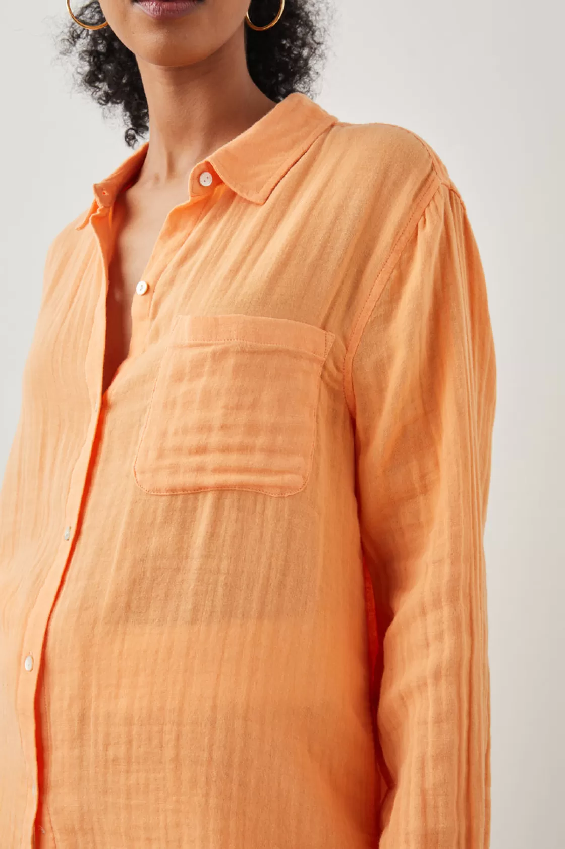 Rails ELLIS SHIRT - PAPAYA | Women The Ellis Edit | Tops