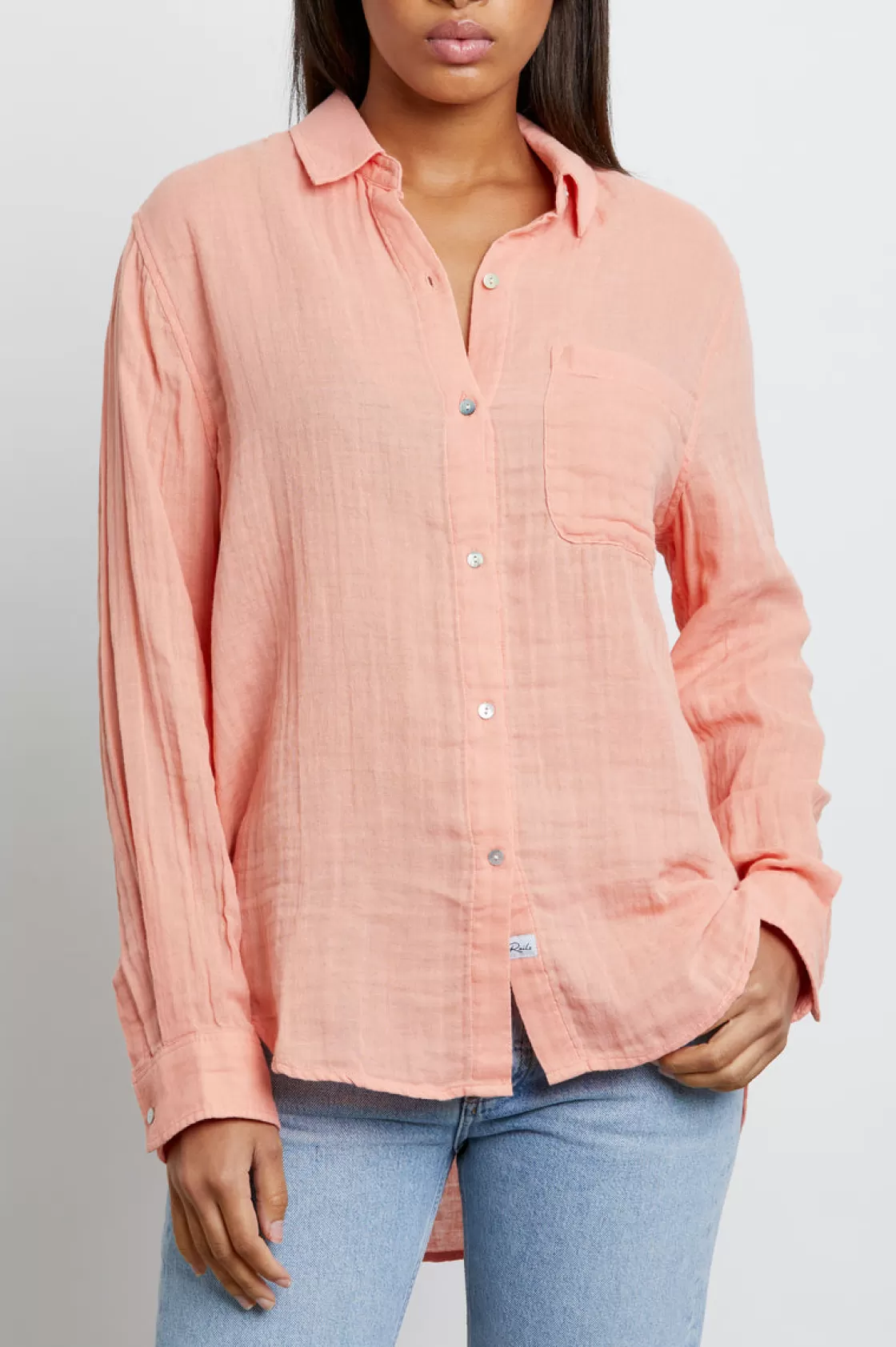 Rails ELLIS SHIRT - PEACH | Women The Ellis Edit