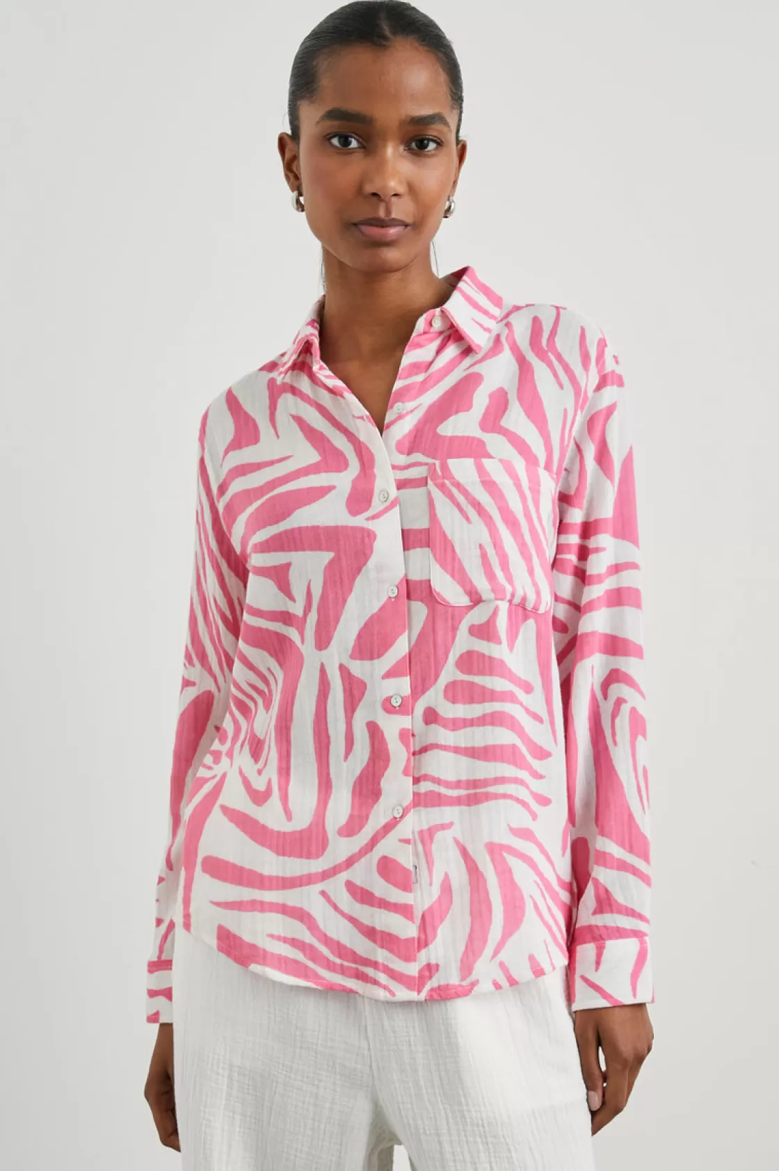 Rails ELLIS SHIRT - PINK TIGER | Women The Eco Collection | The Ellis Edit