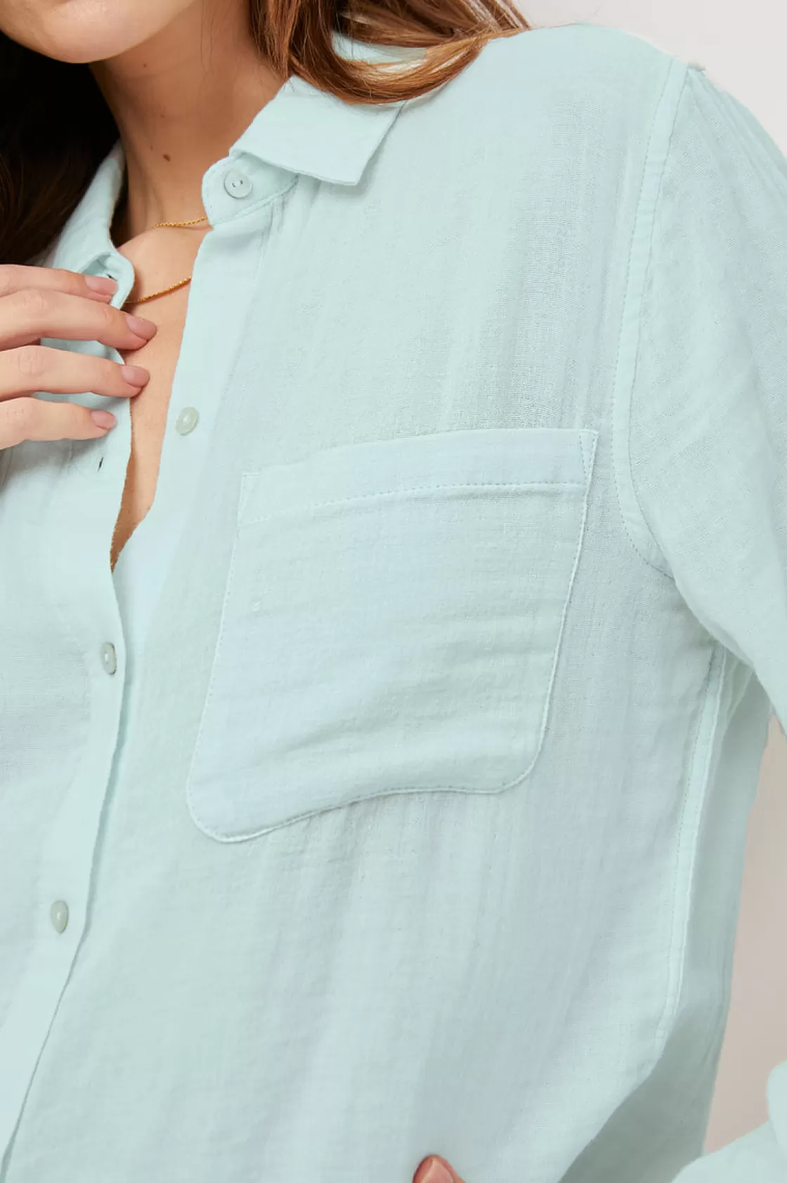 Rails ELLIS SHIRT - SKY | Women The Ellis Edit