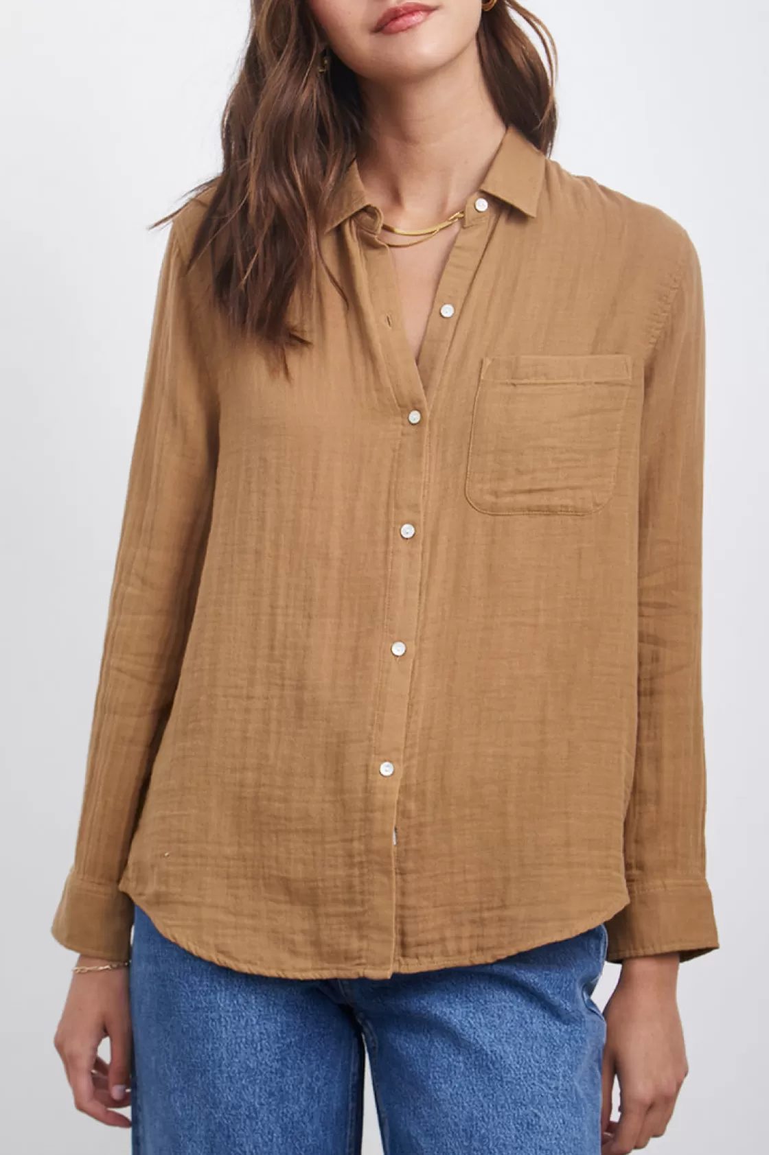 Rails ELLIS SHIRT - TOASTED COCONUT | Women The Ellis Edit